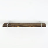 Polita LAM017, nuc, lemn, 60x14x7 cm