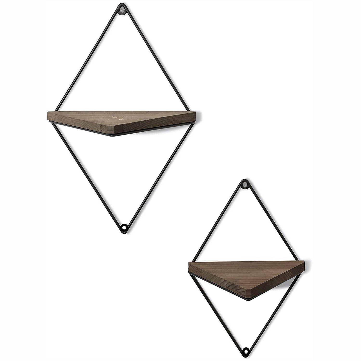 raft decorativ de perete din lemn wr043 792evl2865