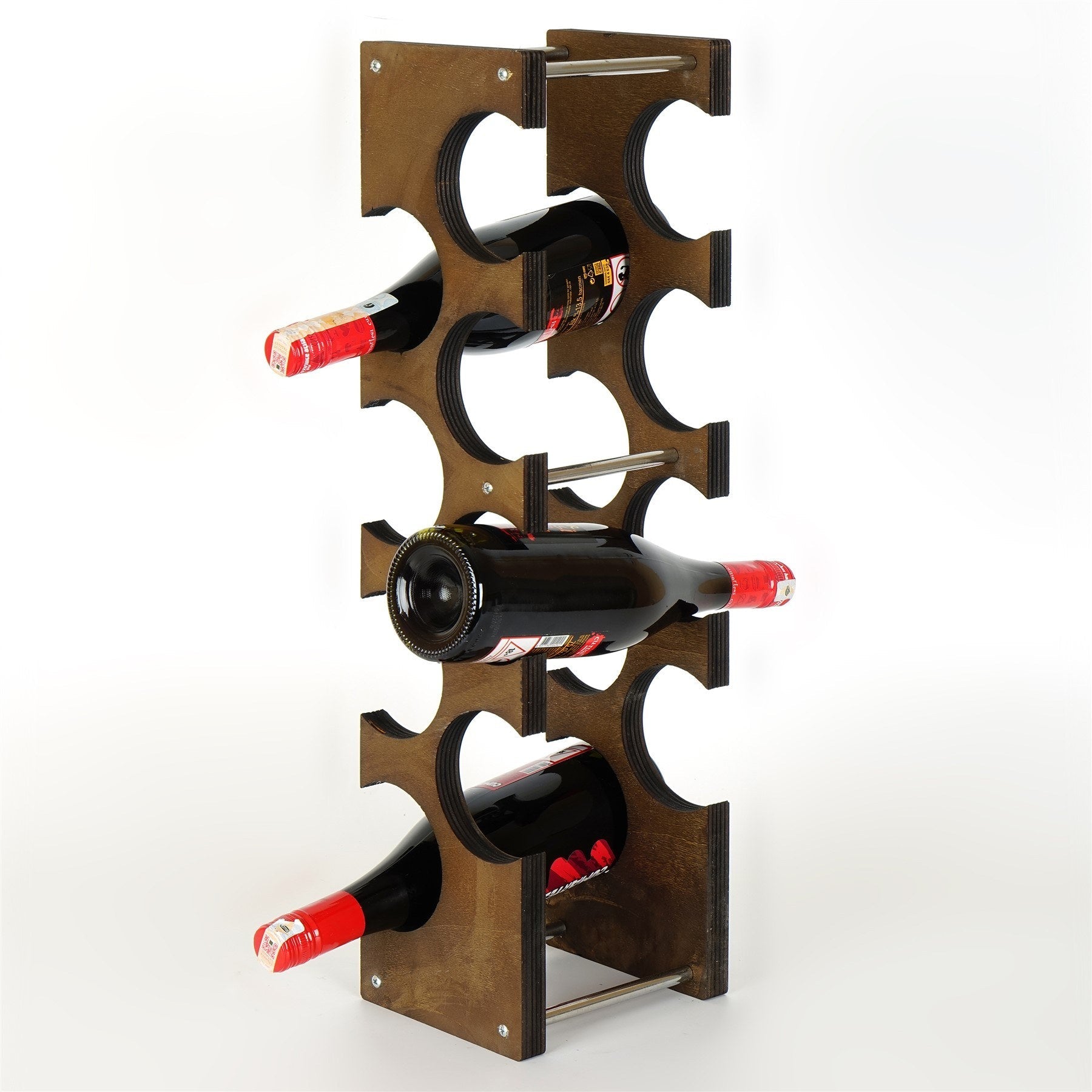 raft decorativ de vin din lemn meh216 792evl4306