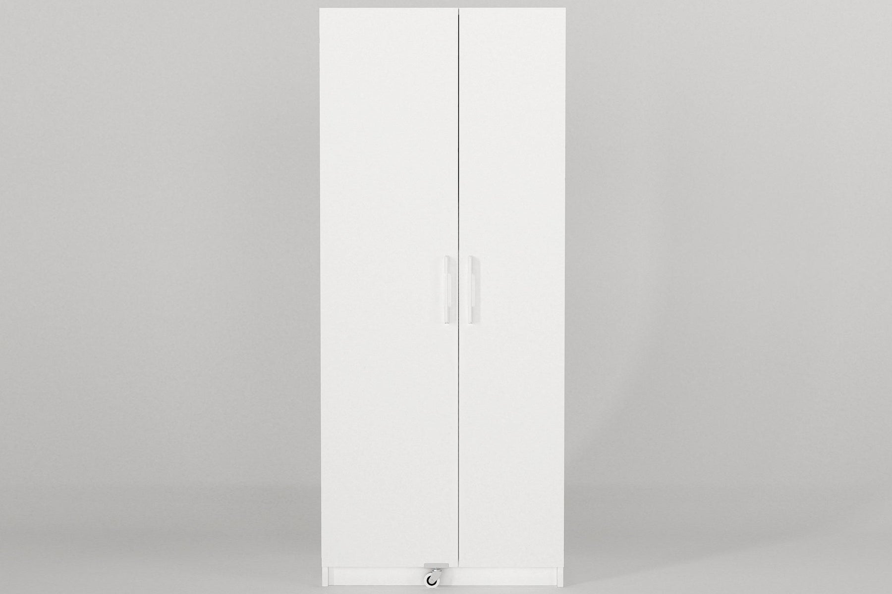 Dulap baie ODEON V2, alb, PAL, cu 2 usi, 76x44x180 cm