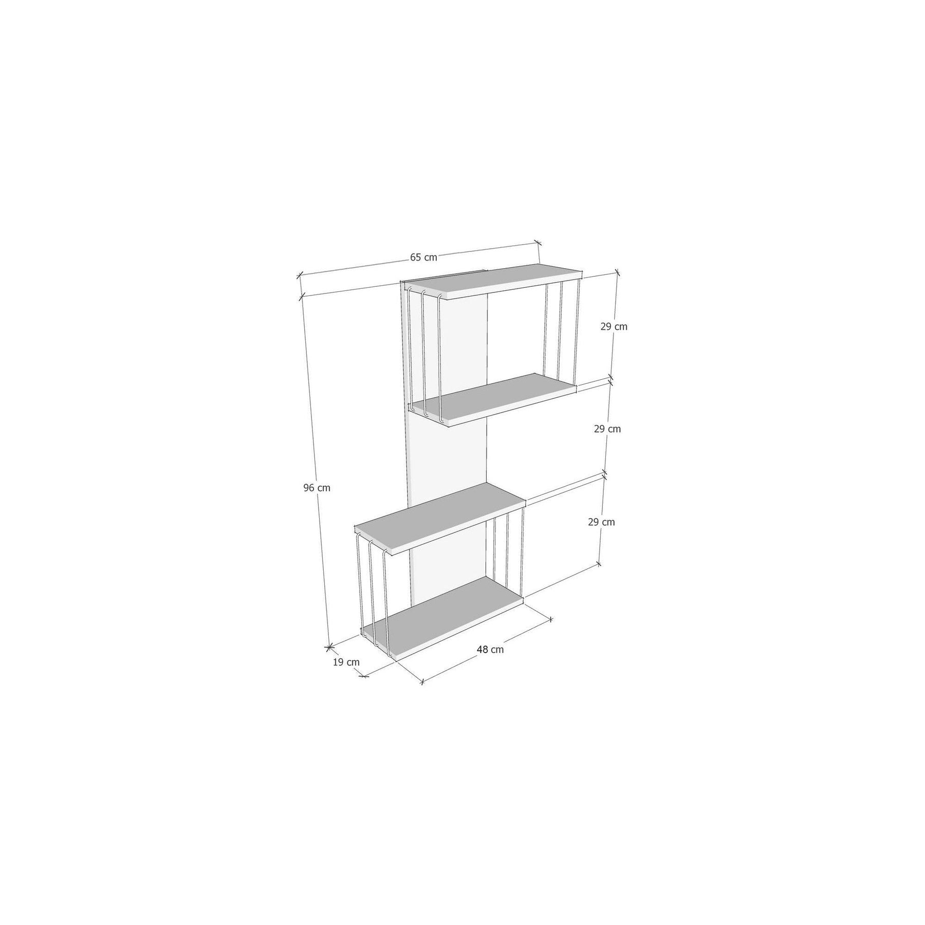 raft de perete destan white 854kln1730