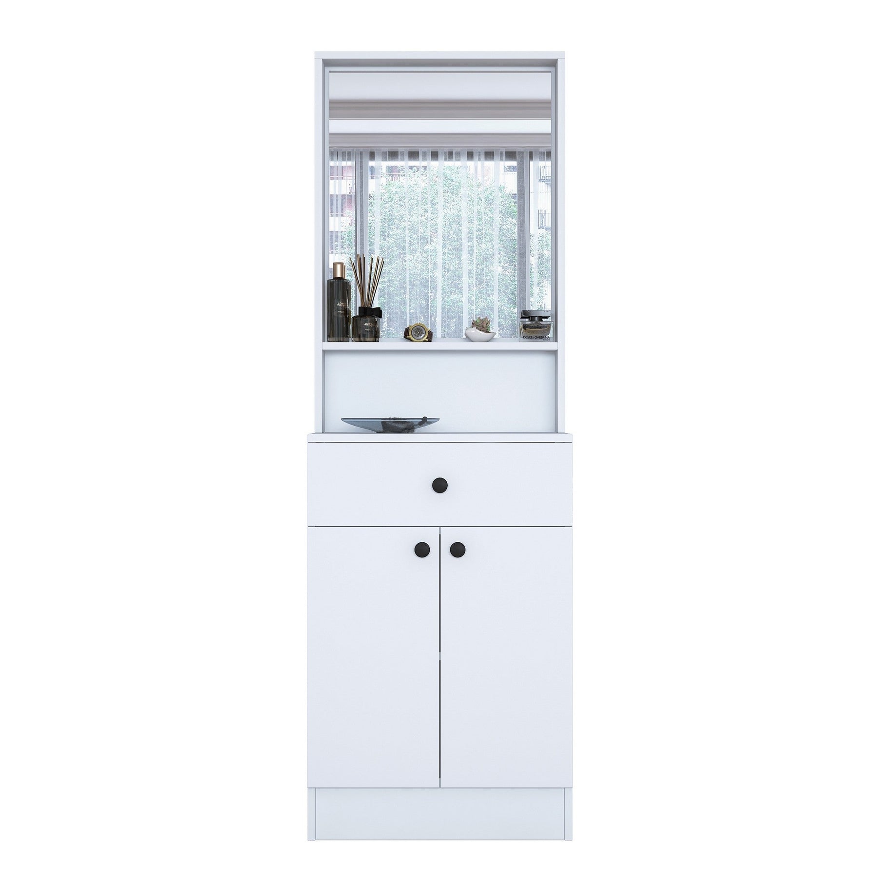 Mobilier hol 893RAN1730, alb, PAL melaminat, 60x36x183 cm