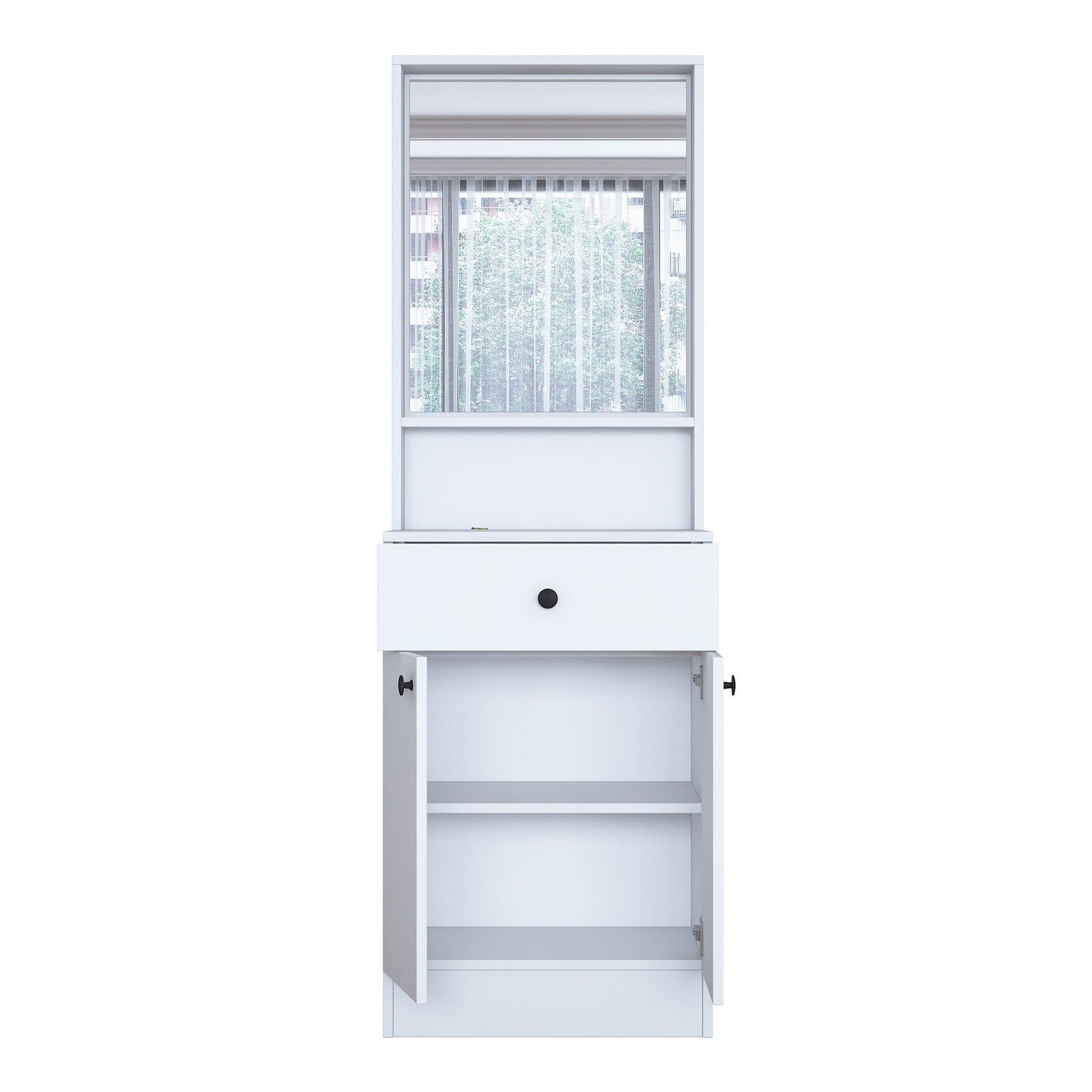 Mobilier hol 893RAN1730, alb, PAL melaminat, 60x36x183 cm