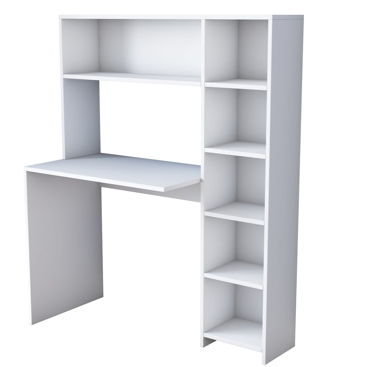 Birou HA104, alb, PAL melaminat, 80x40x75 cm