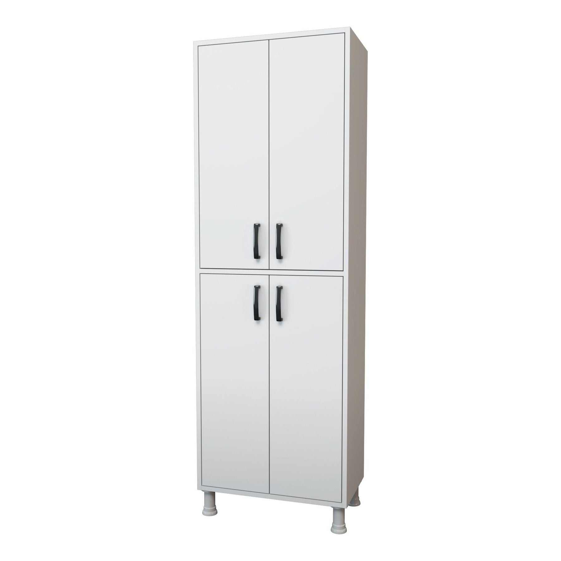 Dulap bucatarie M4-1103, 100% PAL melaminat, alb, 63x191x36 cm