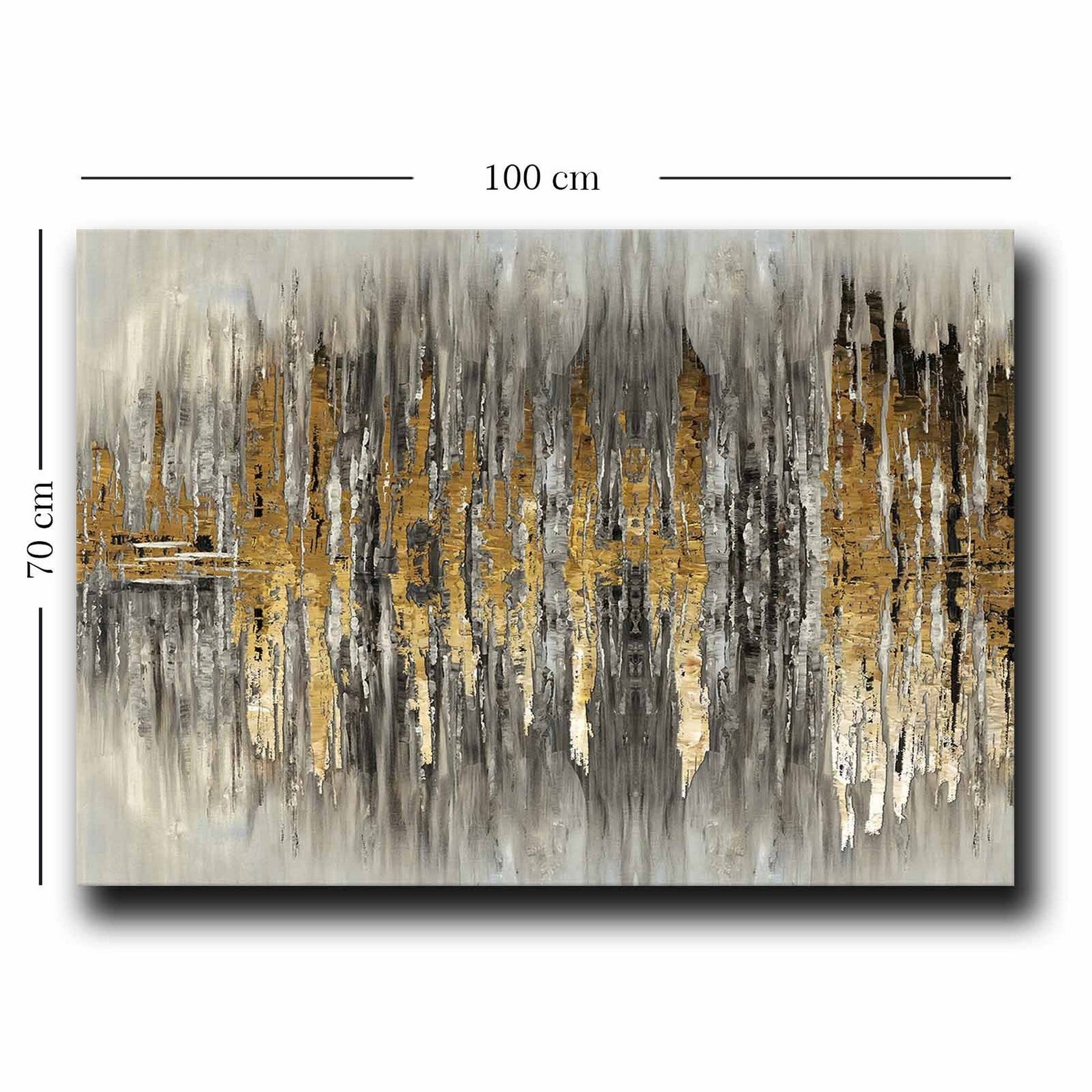 Tablou 895FNA1198, multicolor, panza/lemn, 100x70 cm