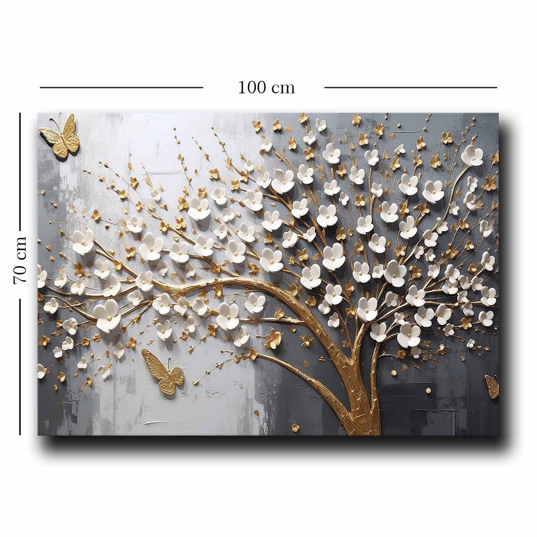 Tablou 895FNA1210, multicolor, panza/lemn, 100x70 cm