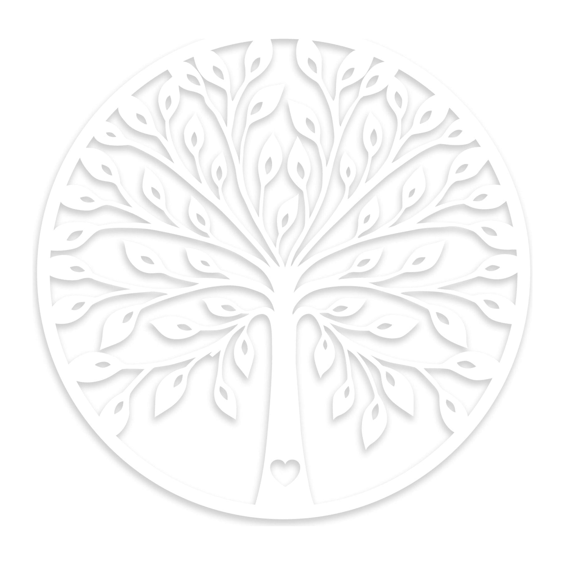 Decoratiune perete 899SKL1395, alb, lemn 100%, 58x58 cm