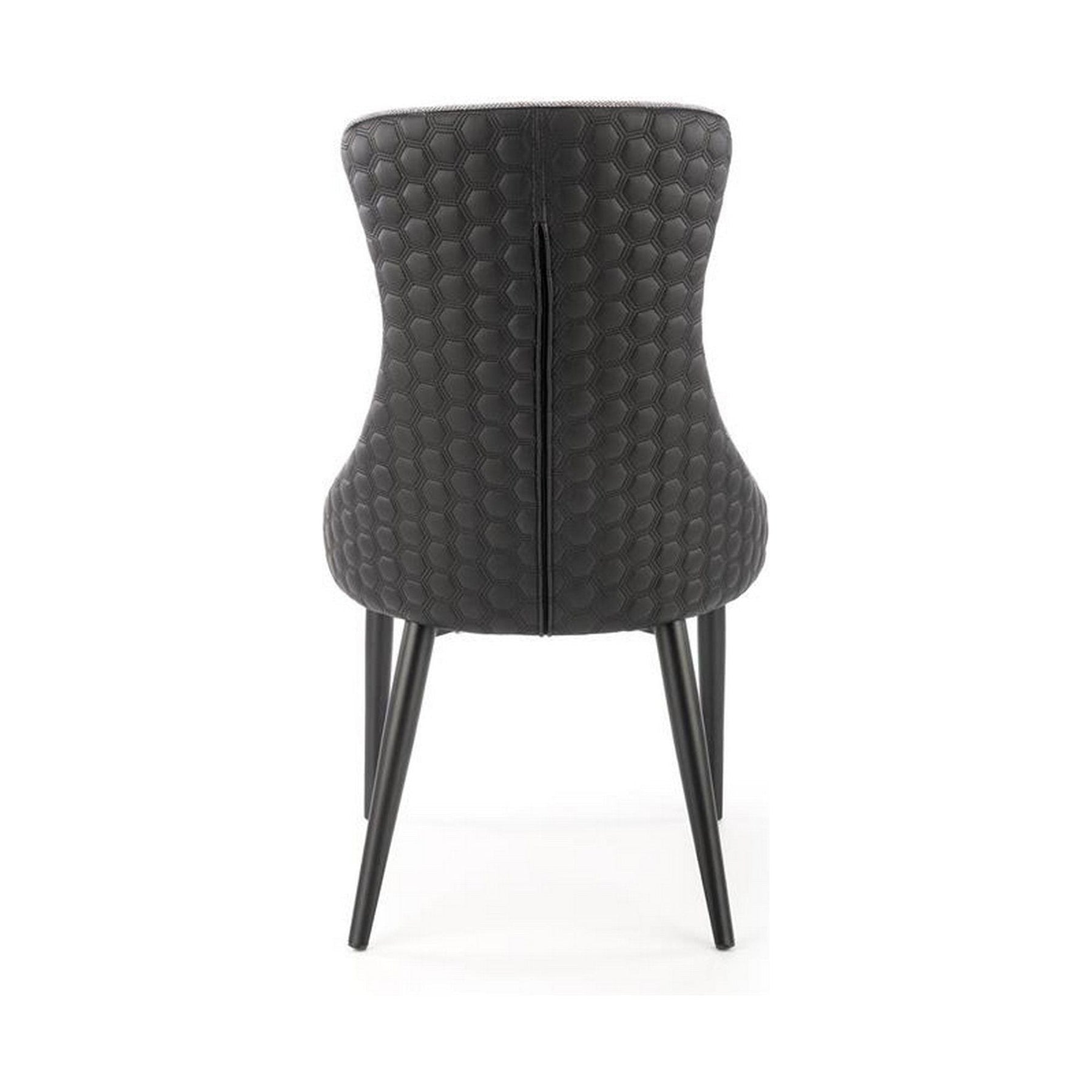 Scaun K434, gri/negru, stofa catifelata/piele ecologica, 53x54x97 cm