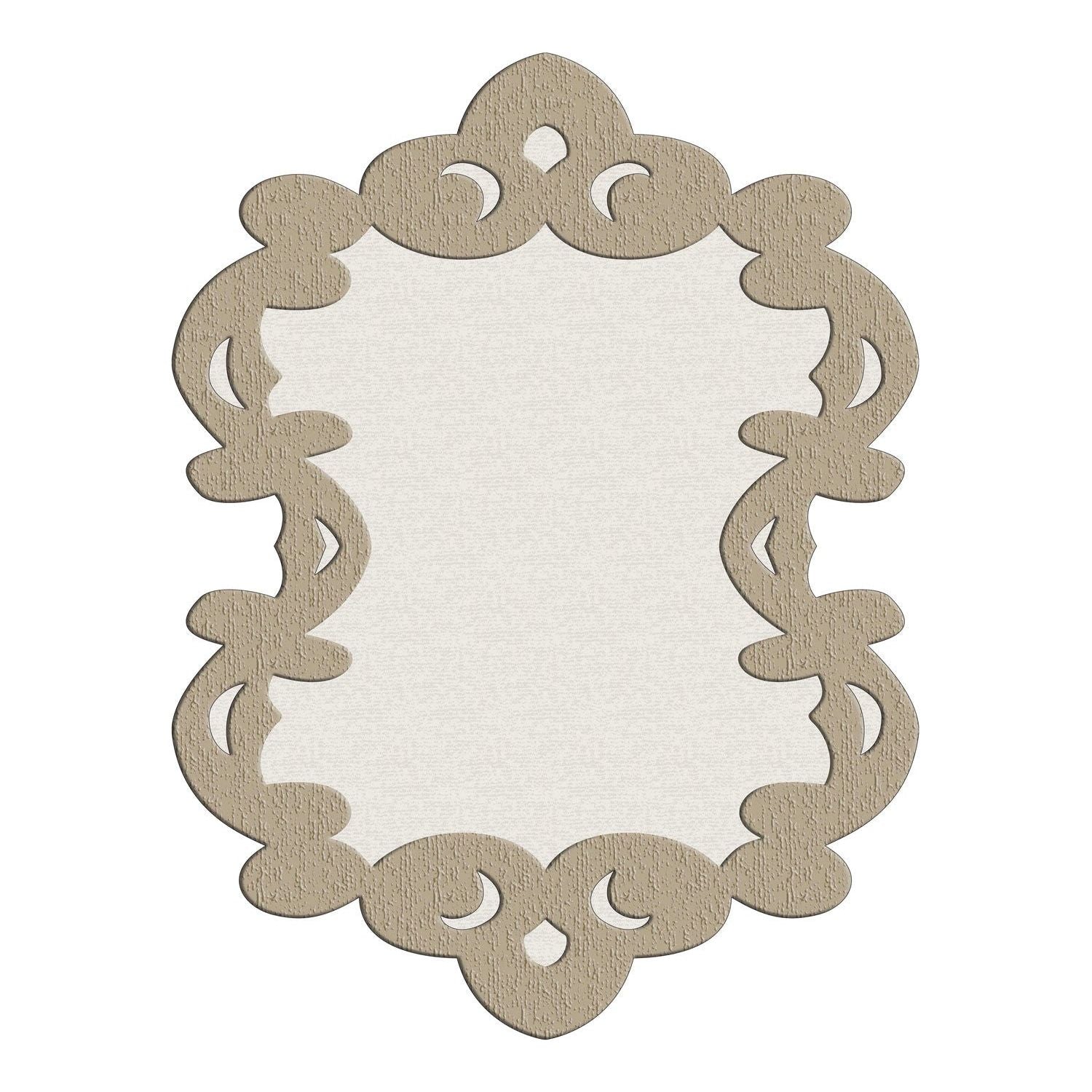 Covor, 160x230 cm, forma atipica, poliester, bej, ALN600FG416BJ07