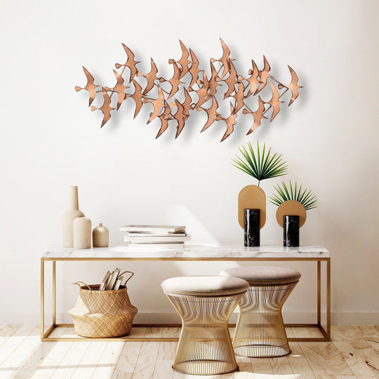 Decoratiune perete Martilar, 100% metal, multicolor, 121x57x5 cm