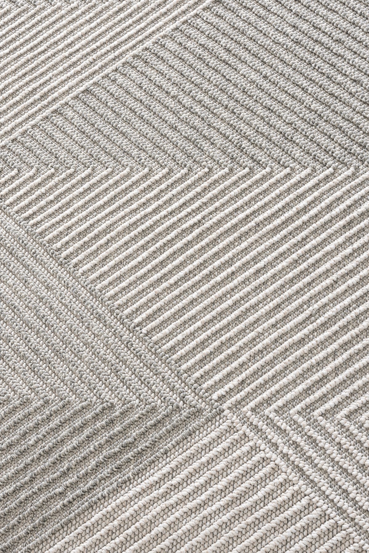 Covor 19270A, 80x150 cm, forma dreptunghiulara, polipropilena, gri/crem