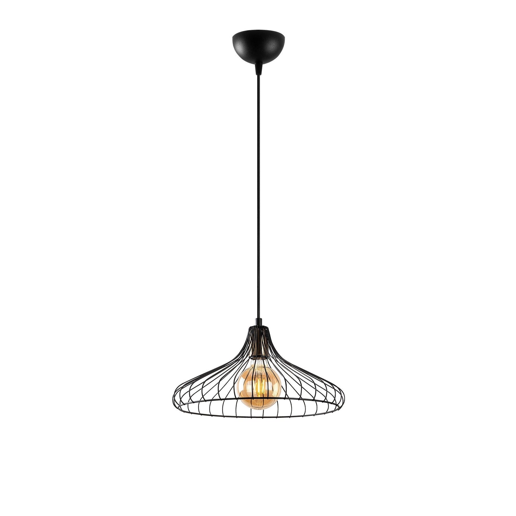 Lustra DEPAY 11250, negru, metal, 36x30-120 cm