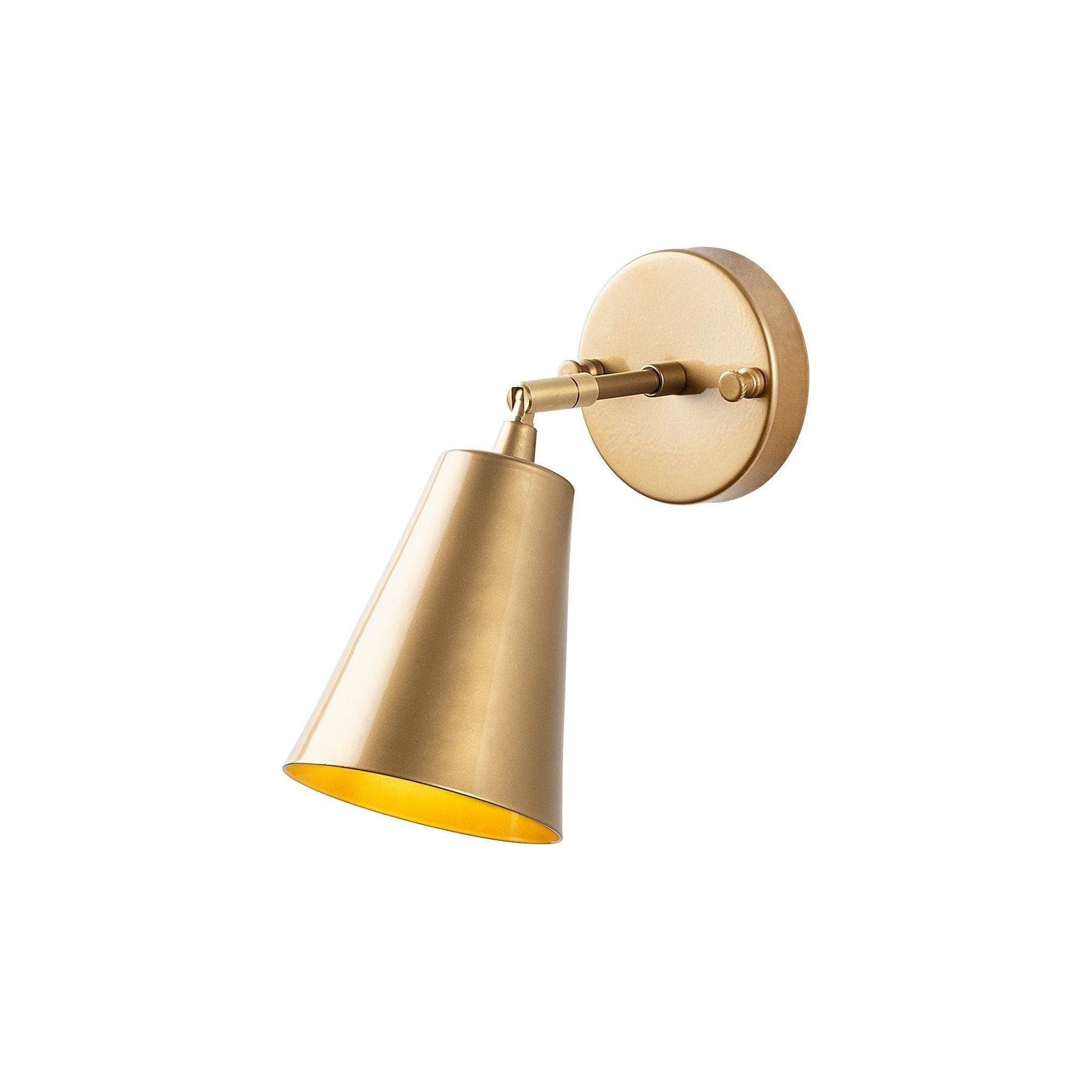 Lampa de perete Evander - 13190, auriu, metal, 10x26x21 cm