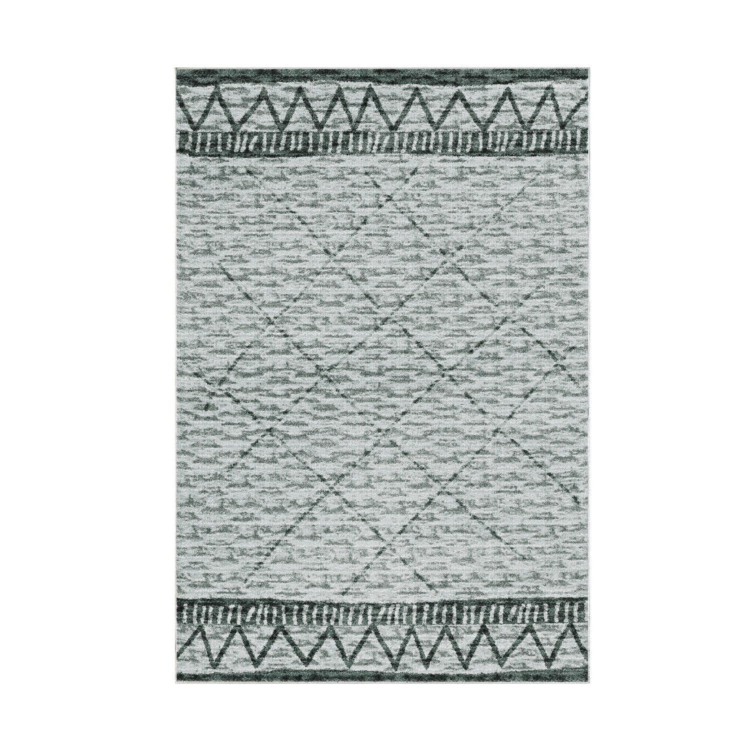 Covor F5081 - V2, 80x120 cm, forma dreptunghiulara, poliester, verde deschis