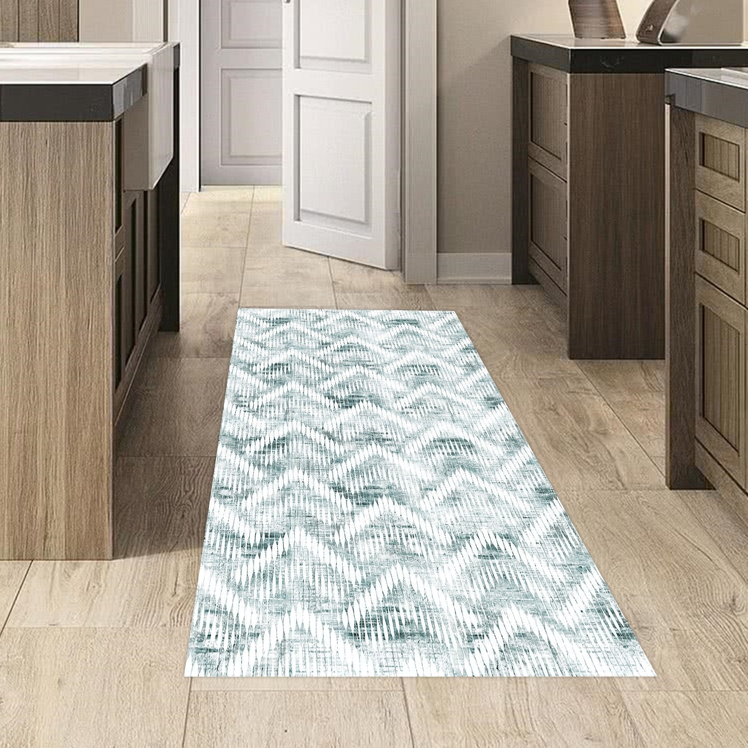 Covor F5124 - V2, 80x120 cm, forma dreptunghiulara, poliester, verde