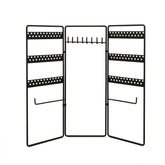 Suport bijuterii 241357, negru, metal, 45x40 cm