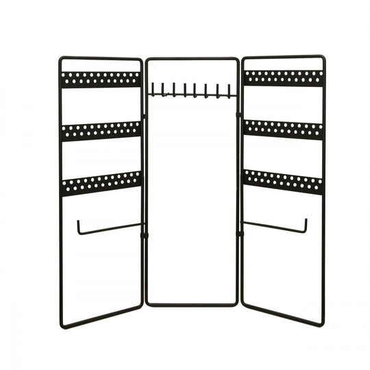 Suport bijuterii 241357, negru, metal, 45x40 cm