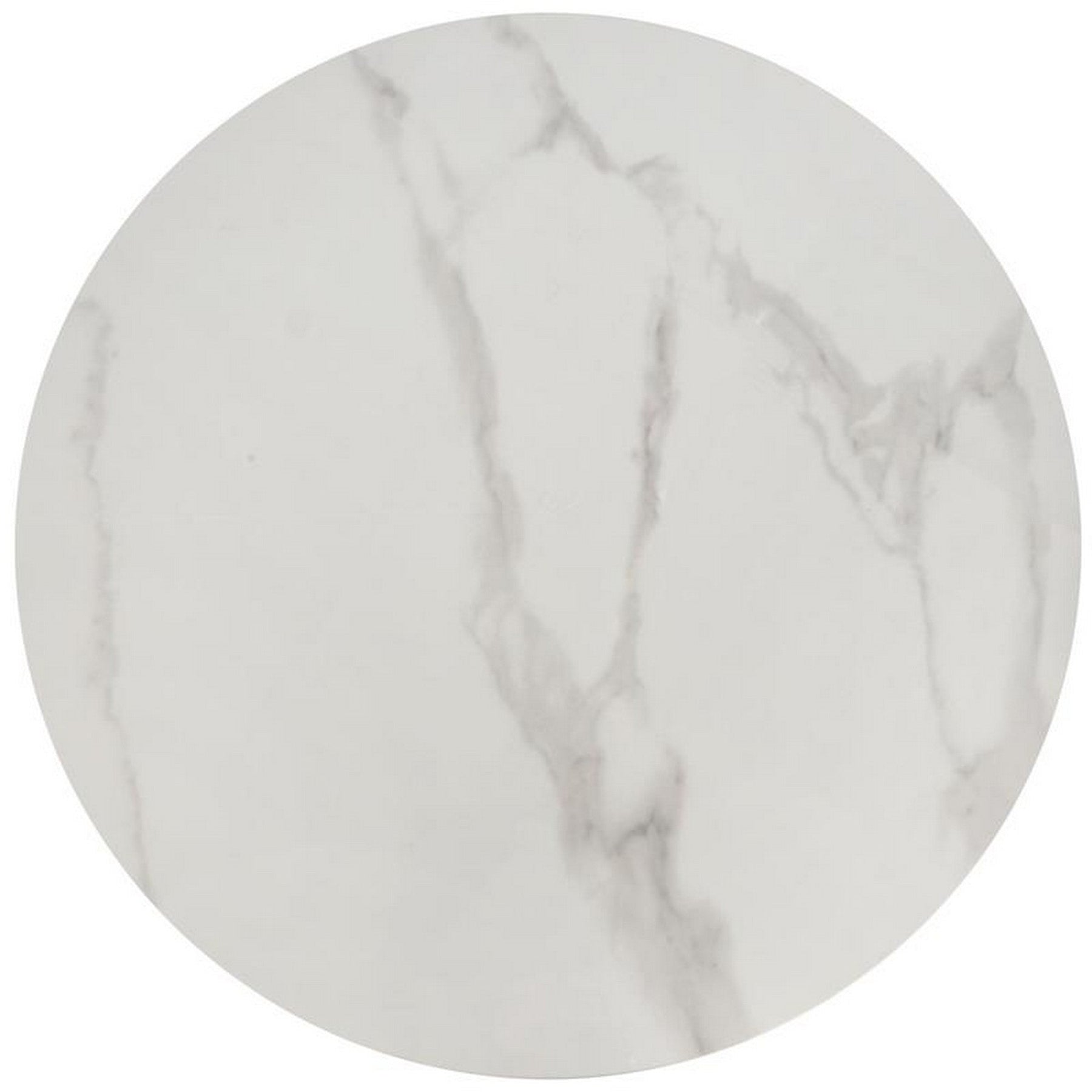 Set 2 masute OSARIO, alb, ceramica/metal, 60x40/50x46 cm