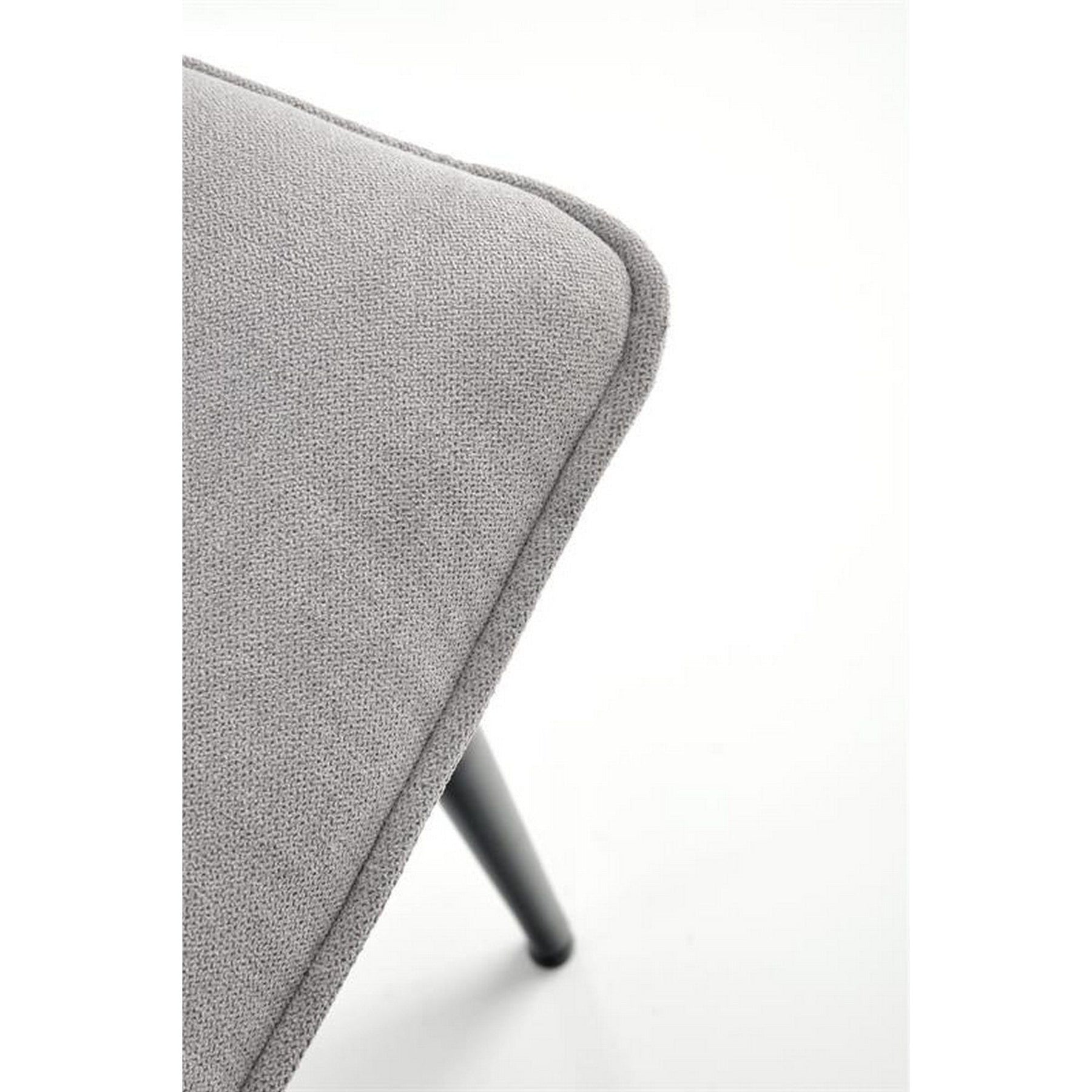 Scaun K493, gri/negru, stofa clasica/metal, 47x60x92 cm