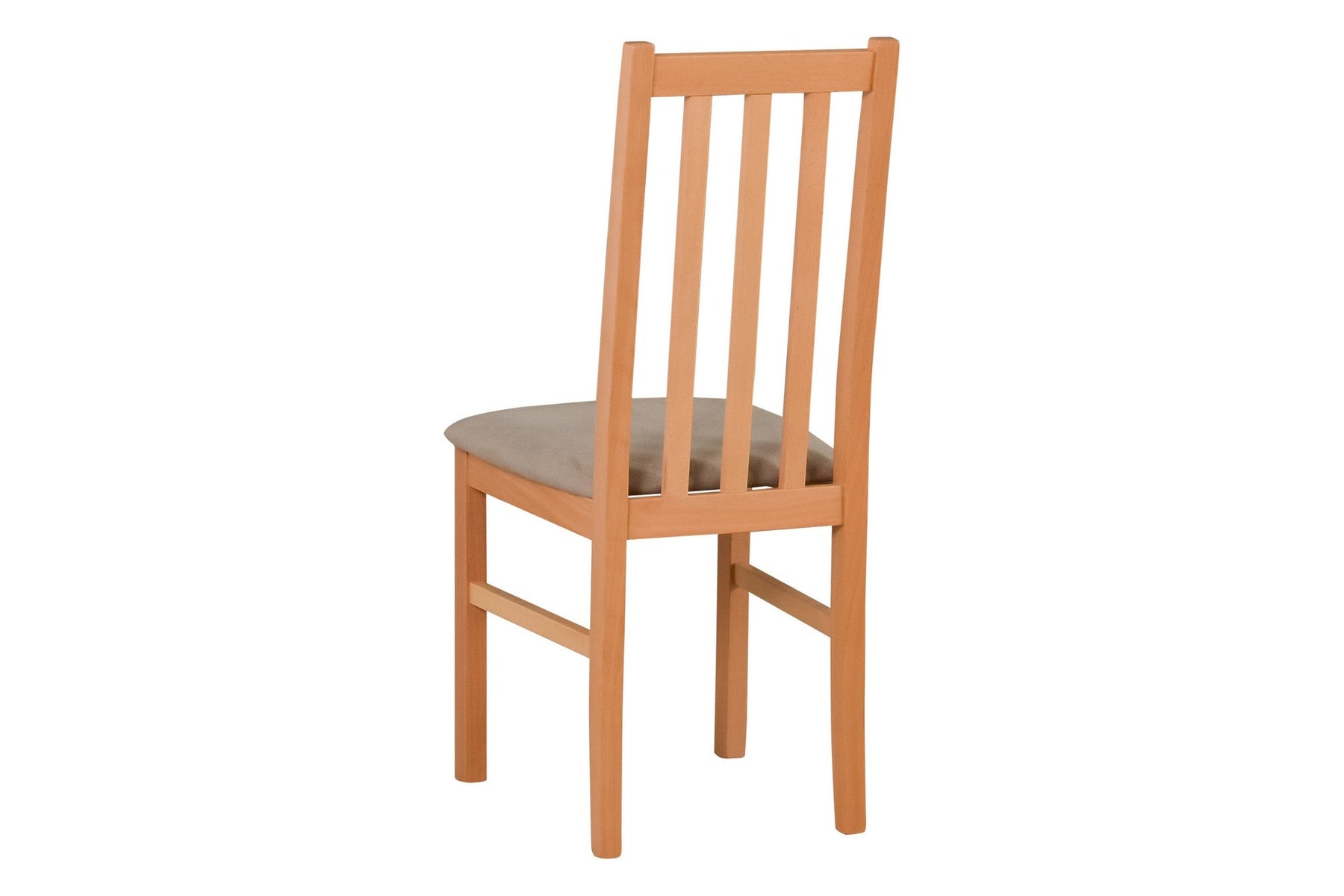 Scaun BOS 10, fag/bej - Zetta 291, lemn de fag/stofa catifelata, 43x40x94 cm