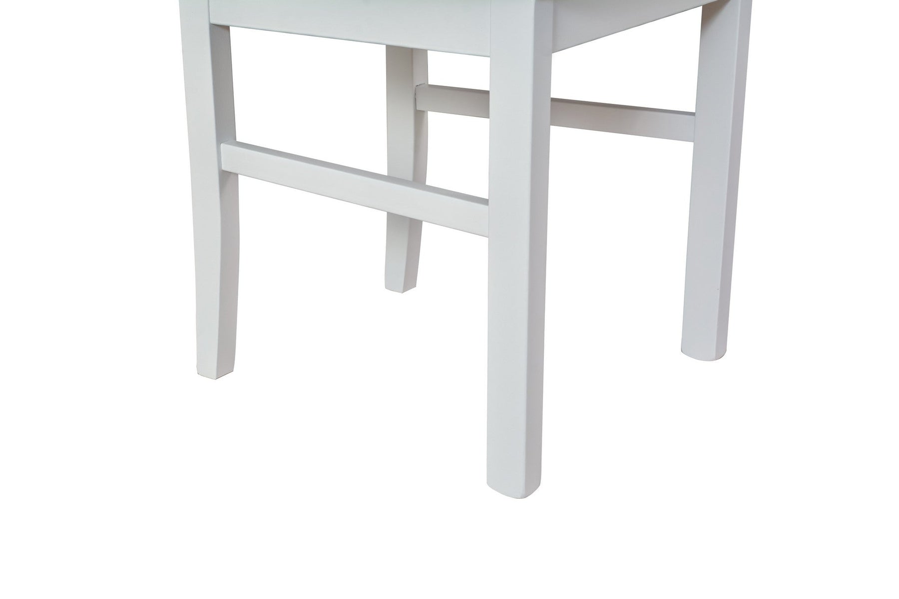 Scaun BOS 10, alb/gri inchis - Hygge 96, lemn de fag/stofa clasica, 43x40x94 cm