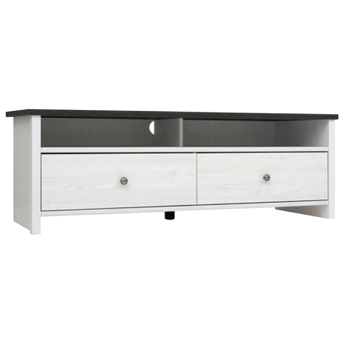 Comoda TV PORTO, alb, PAL, 159x45x44 cm