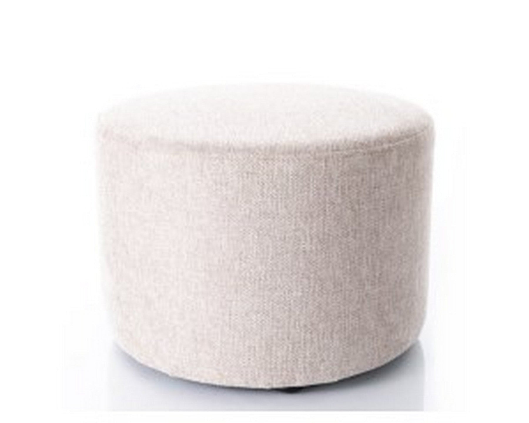 Taburet DOTI A, stofa clasica bej deschis - Brego 31, 43x43x32 cm