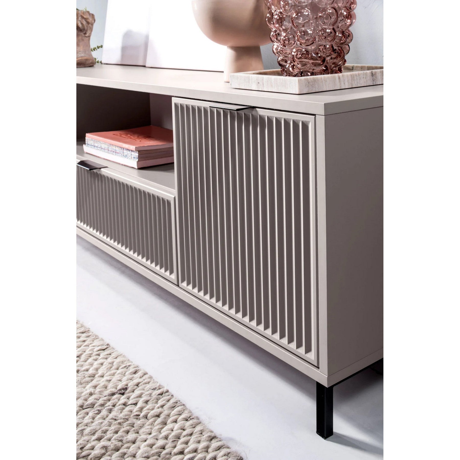 Comoda TV LINKASTYLE LS3, casmir, PAL, 135x40.6x56 cm