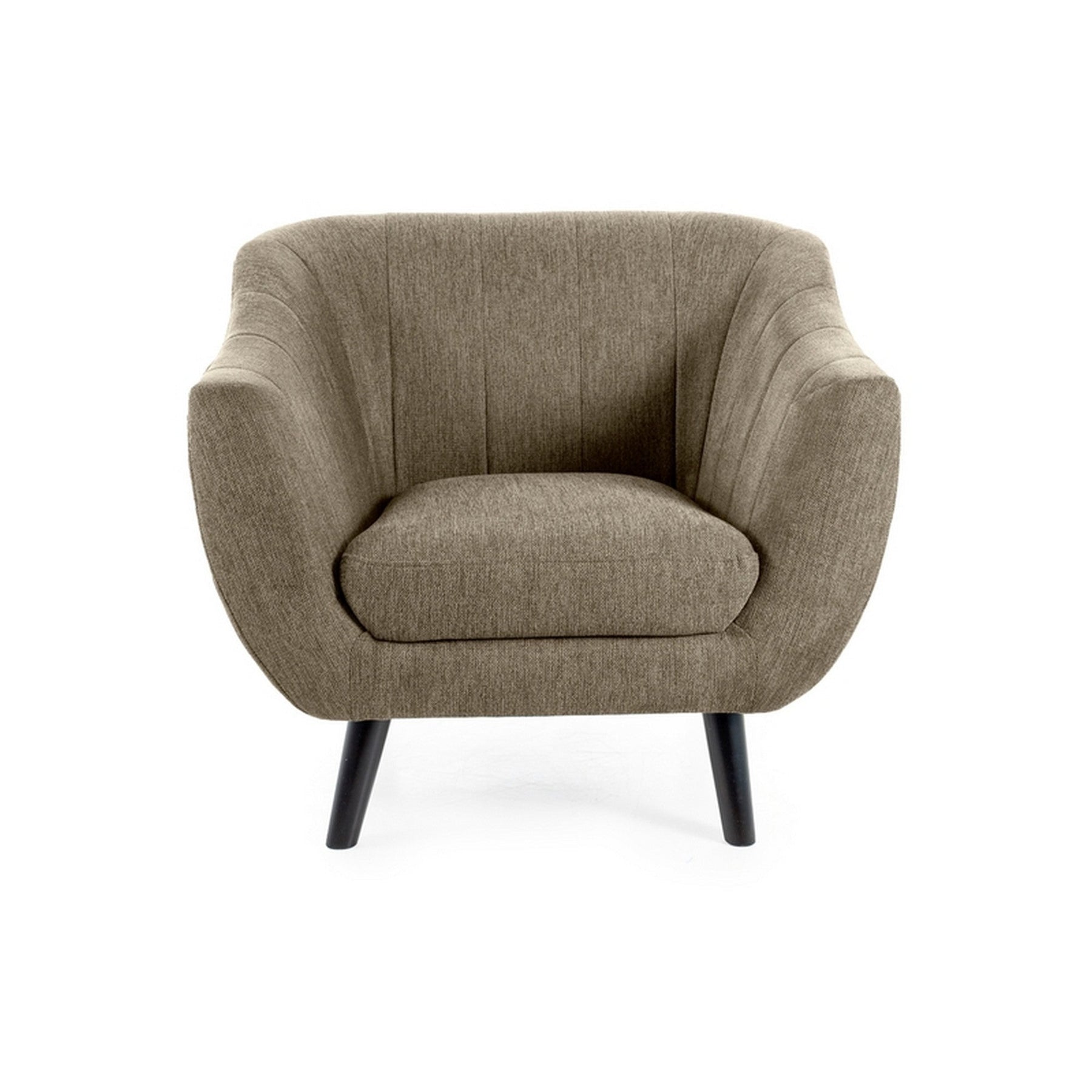 Fotoliu ELITE 1, verde olive, stofa clasica - Brego 77/lemn, 105x85x83 cm