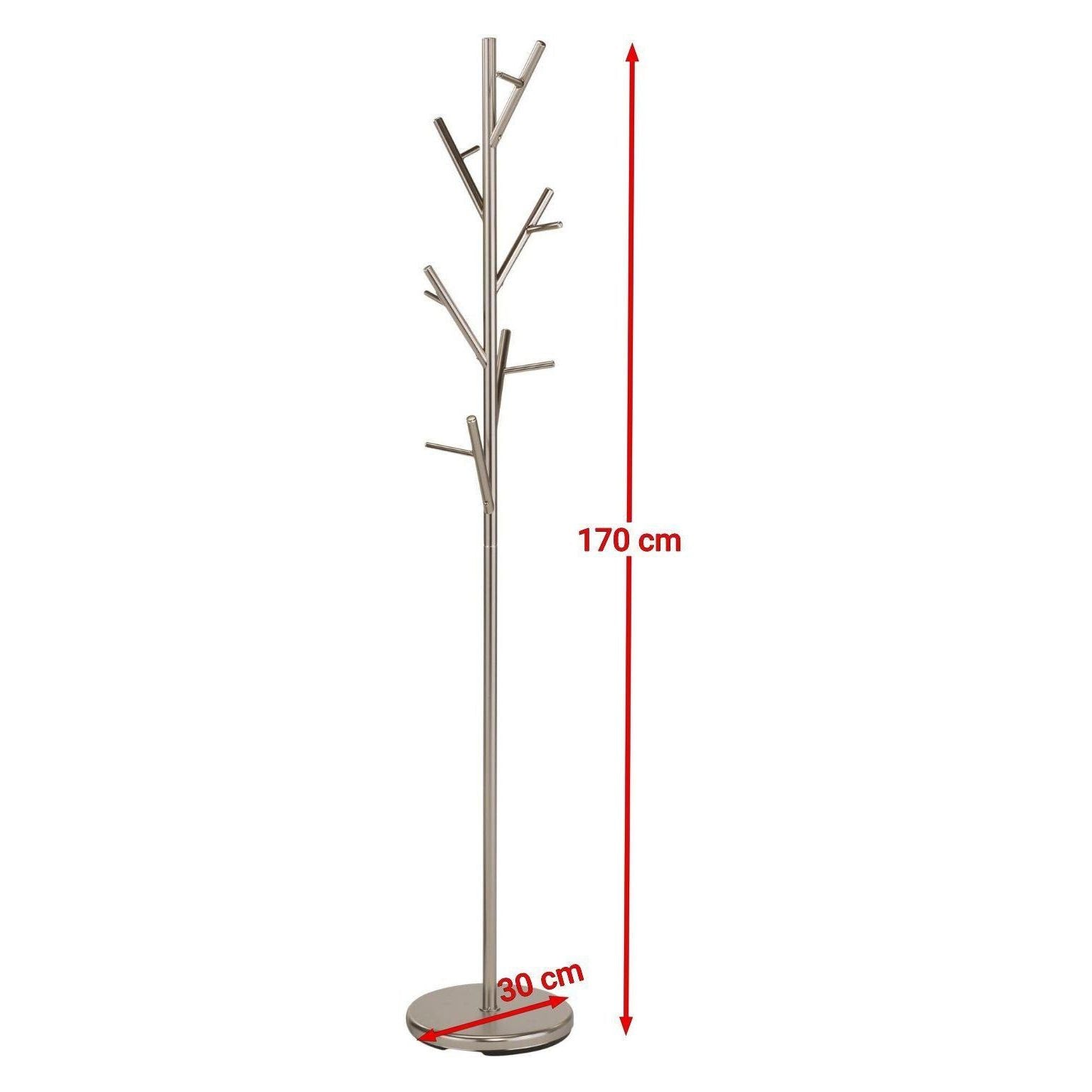 Cuier hol W60, nichel, H170 cm - ACAJU