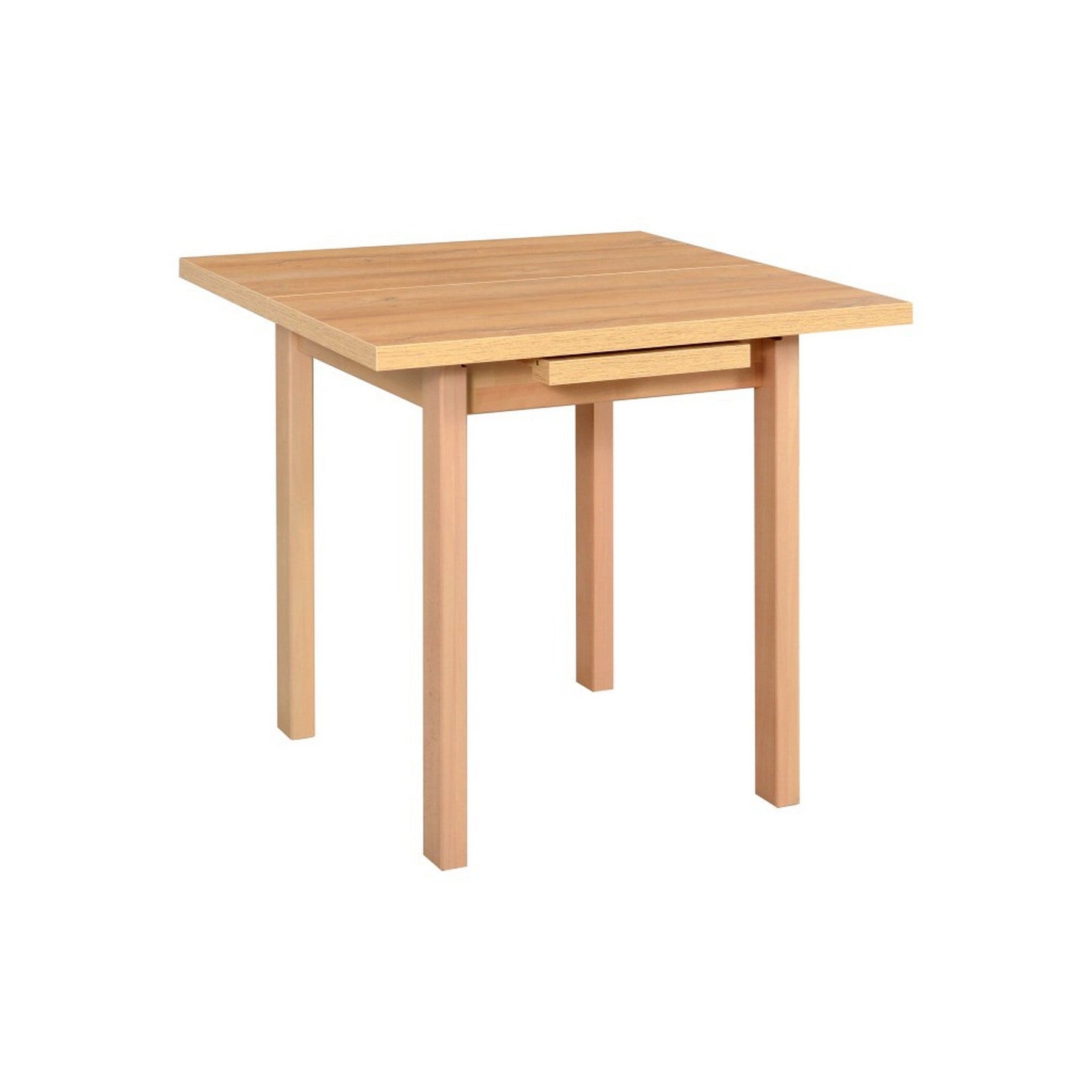 Masa extensibila MAX 7, stejar grandson, PAL/lemn de fag, 80/110x80x76 cm