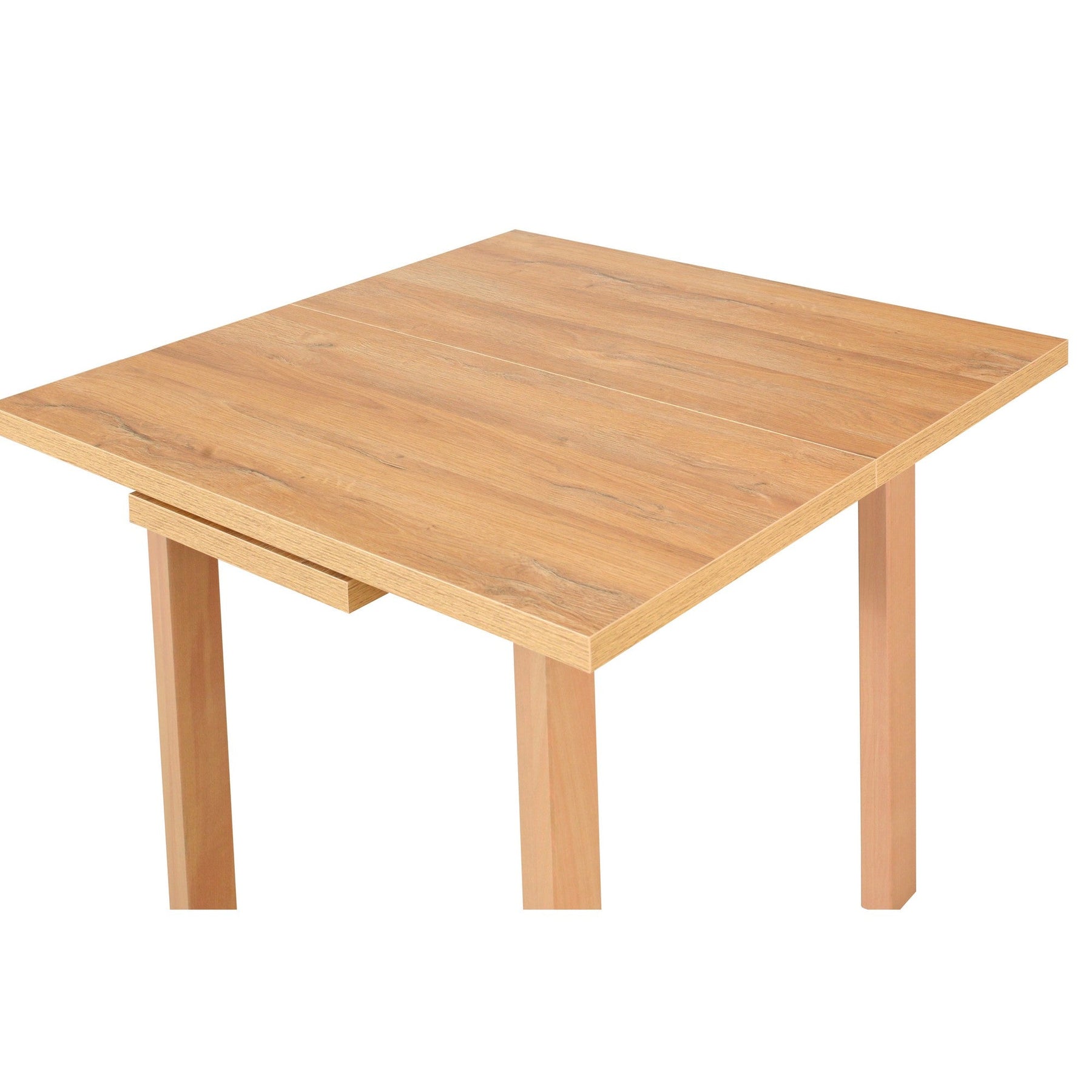 Masa extensibila MAX 7, stejar grandson, PAL/lemn de fag, 80/110x80x76 cm