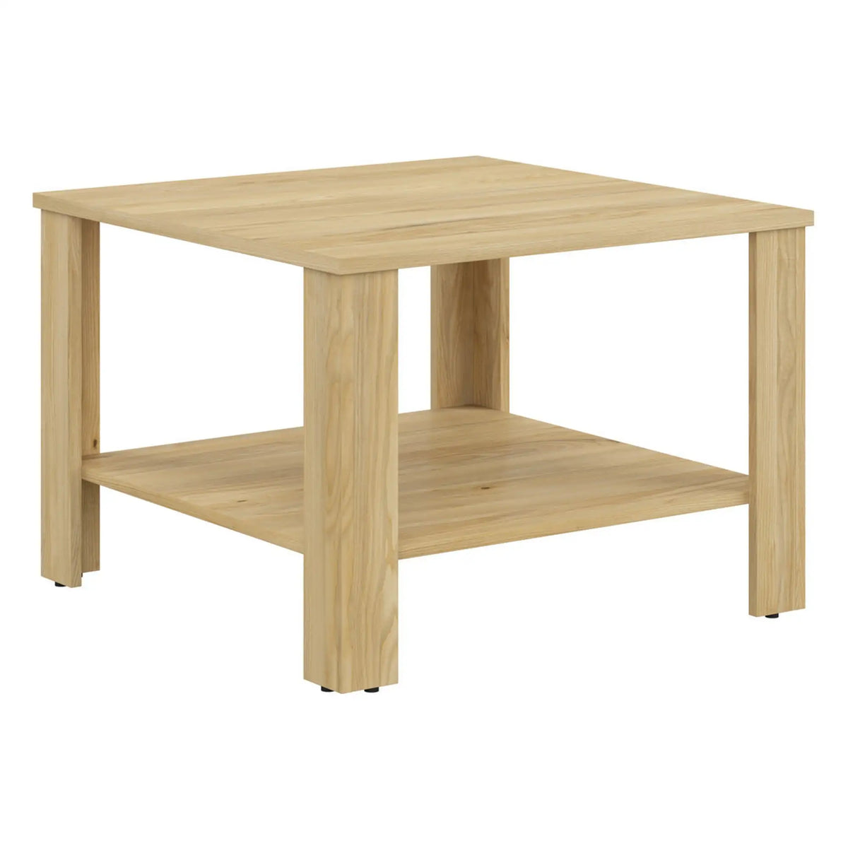 Masuta cafea ODETTE, frasin, PAL, 68x68x48 cm