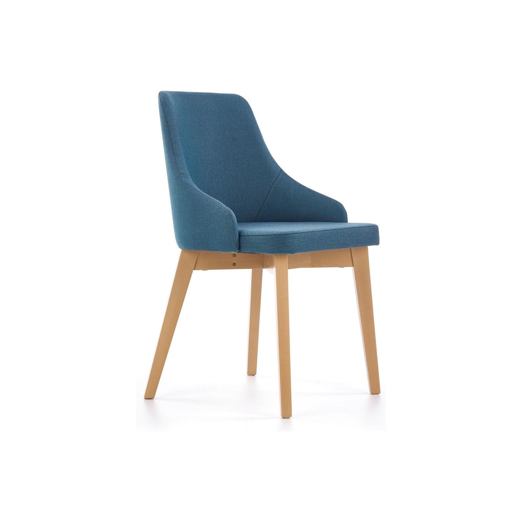 Scaun cu stofa albastru denim tapitat Toledo, 55X51X82 CM