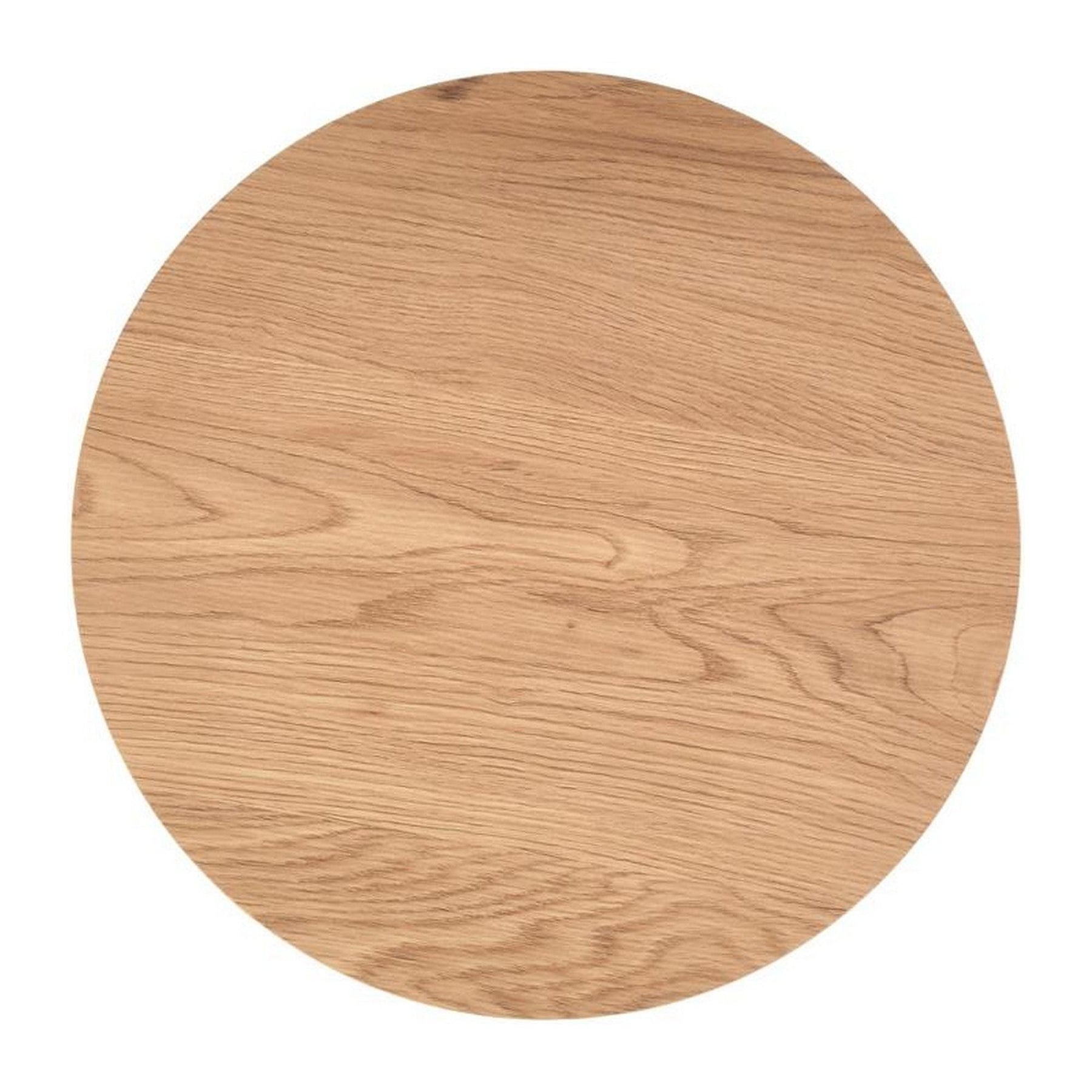 Set 2 masute de cafea MENTONA 2, stejar auriu/negru furniruit/otel, 40/41x59/48 cm