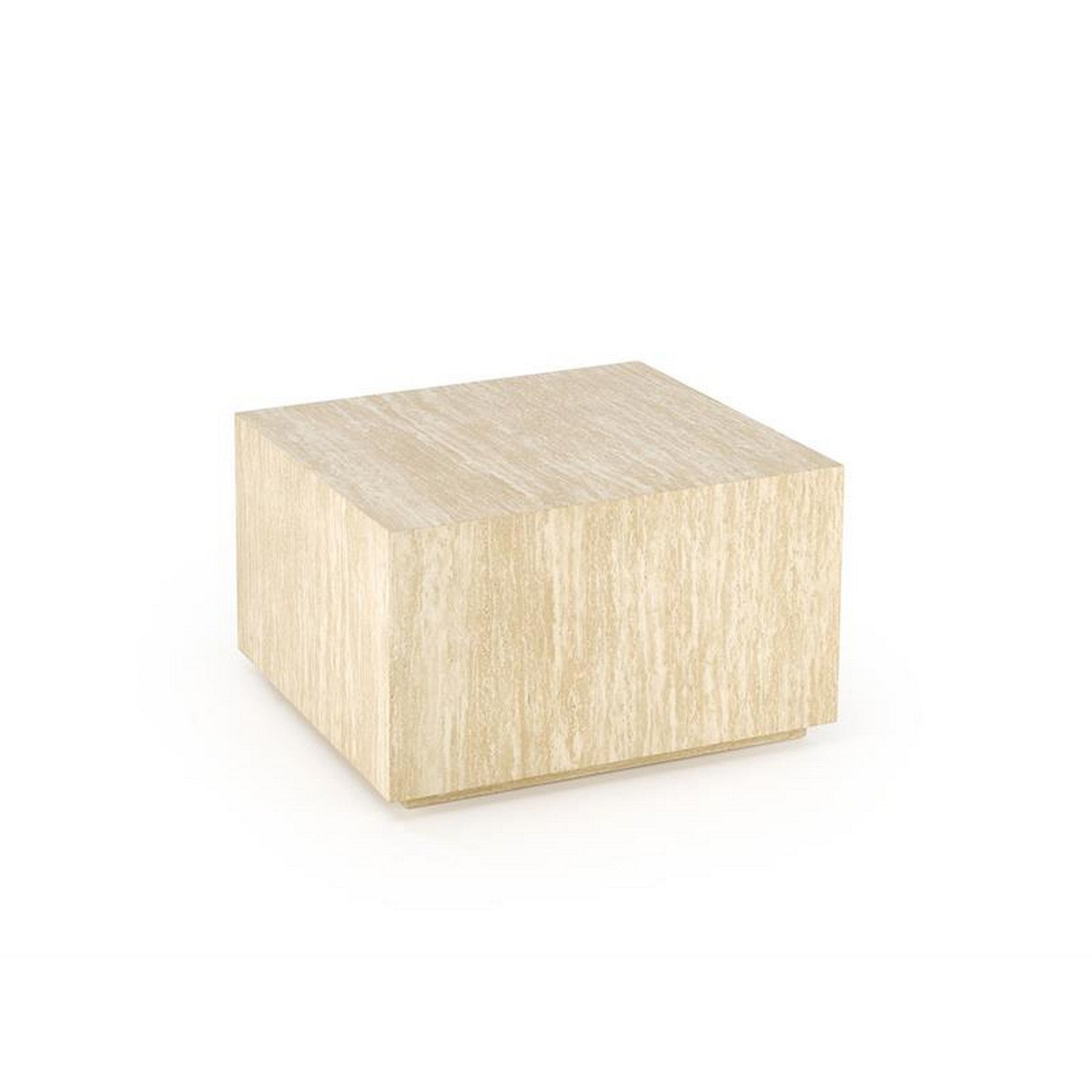 Masuta TRAVERTINO, bej, 60x60x36 cm