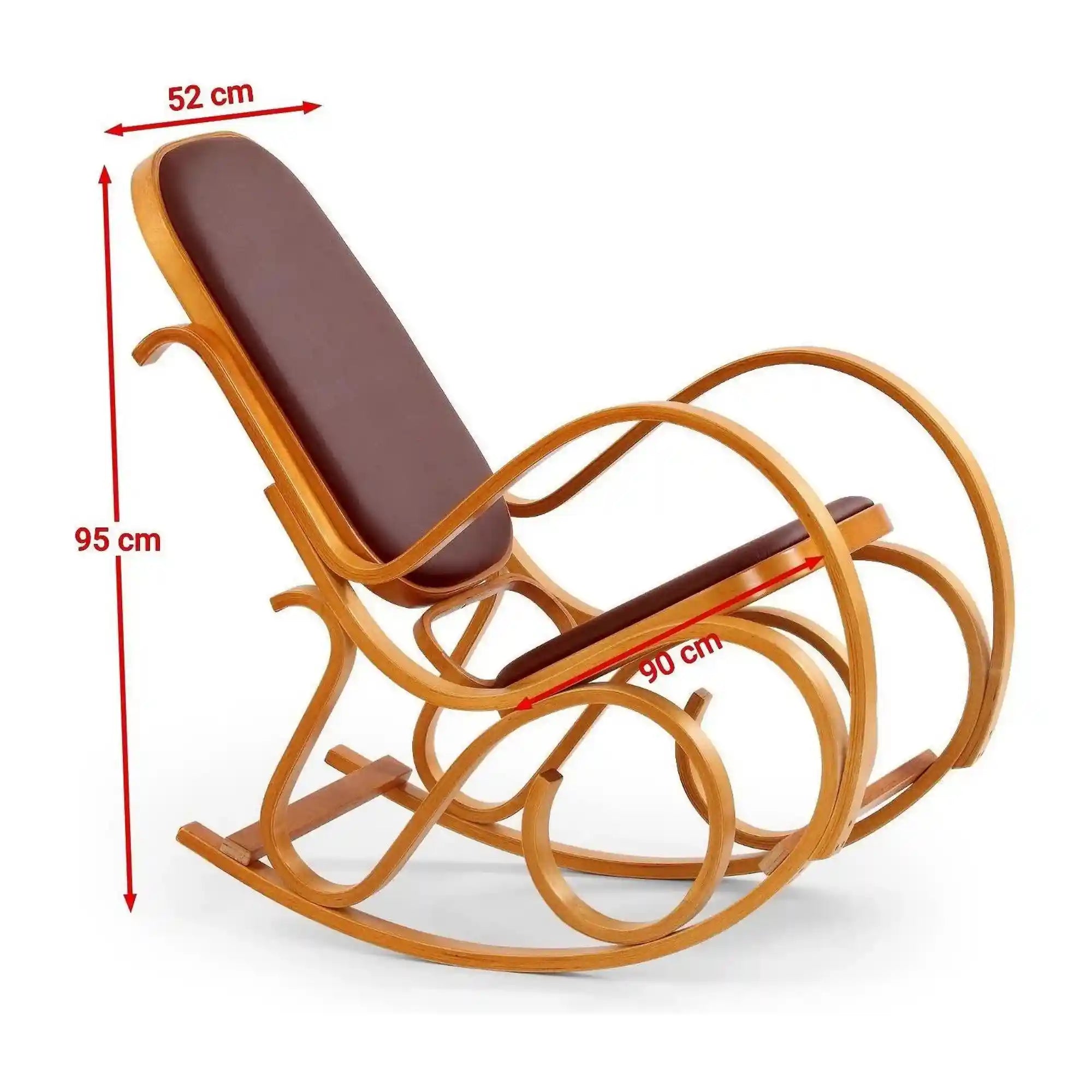 Balansoar HOUSTON OCN-38282, maro/wenge