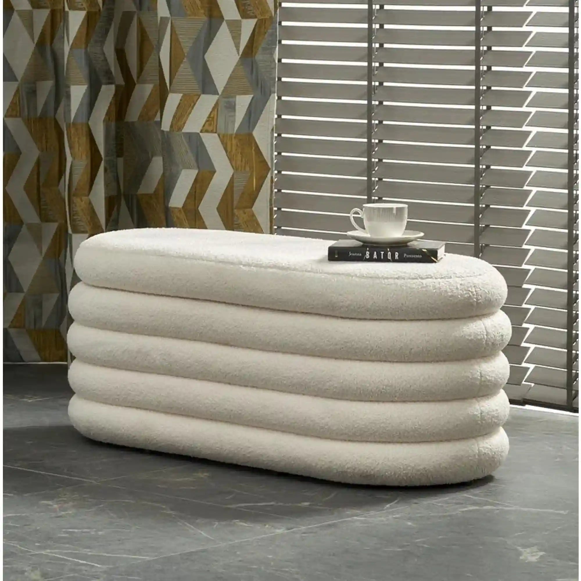 Bancheta HOUSTON OCN-38267, crem