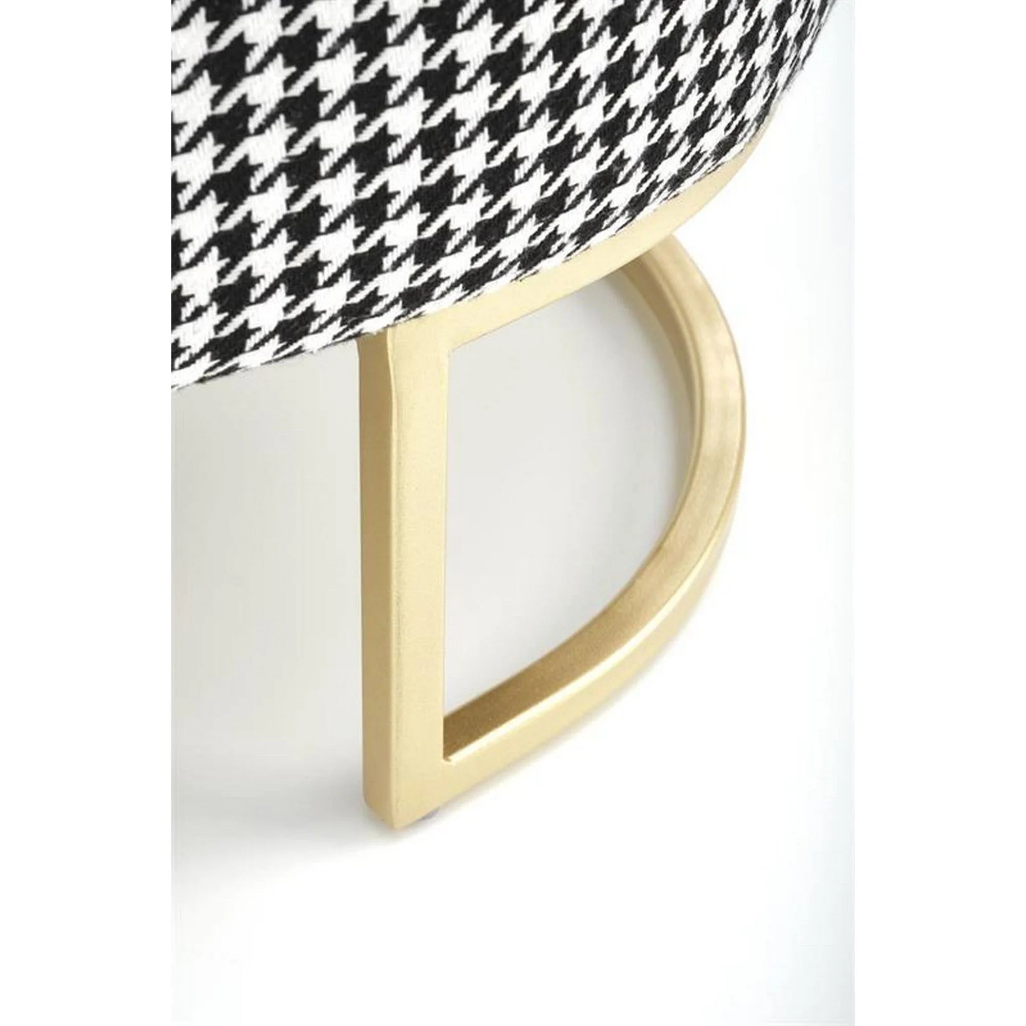 Bancheta HOUSTON OCN-38269, negru/alb/auriu