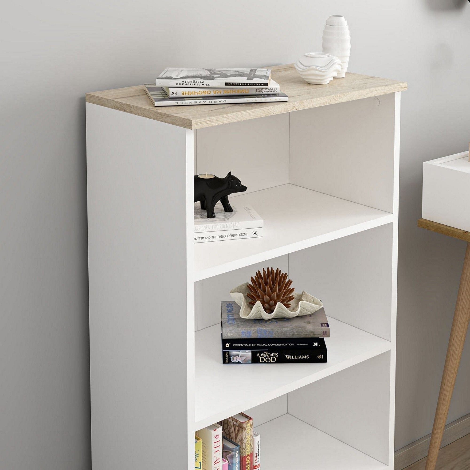 Biblioteca AMSTERDAM OCN-34595, alb/stejar