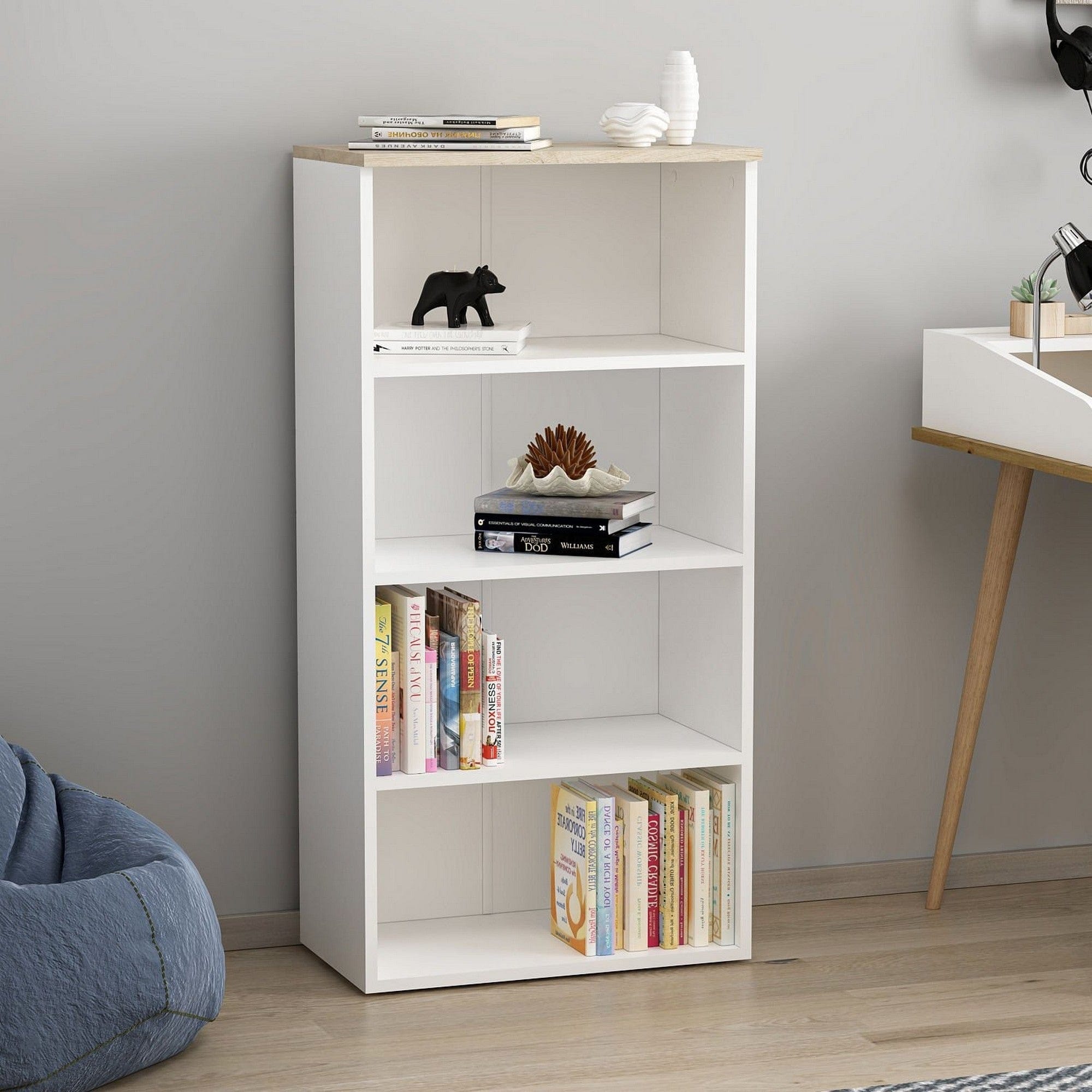 Biblioteca AMSTERDAM OCN-34595, alb/stejar