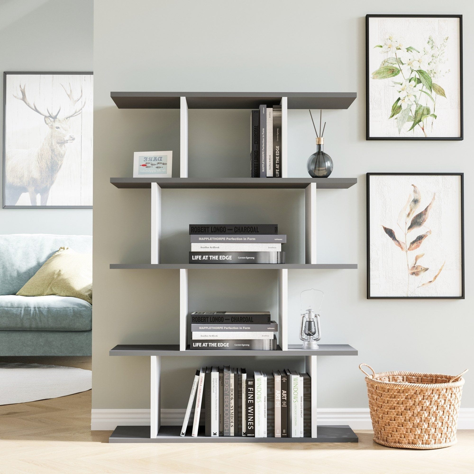 Biblioteca AMSTERDAM OCN-34612, alb/gri