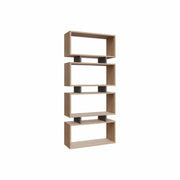 Biblioteca AMSTERDAM OCN-34644, stejar gri/gri antracit