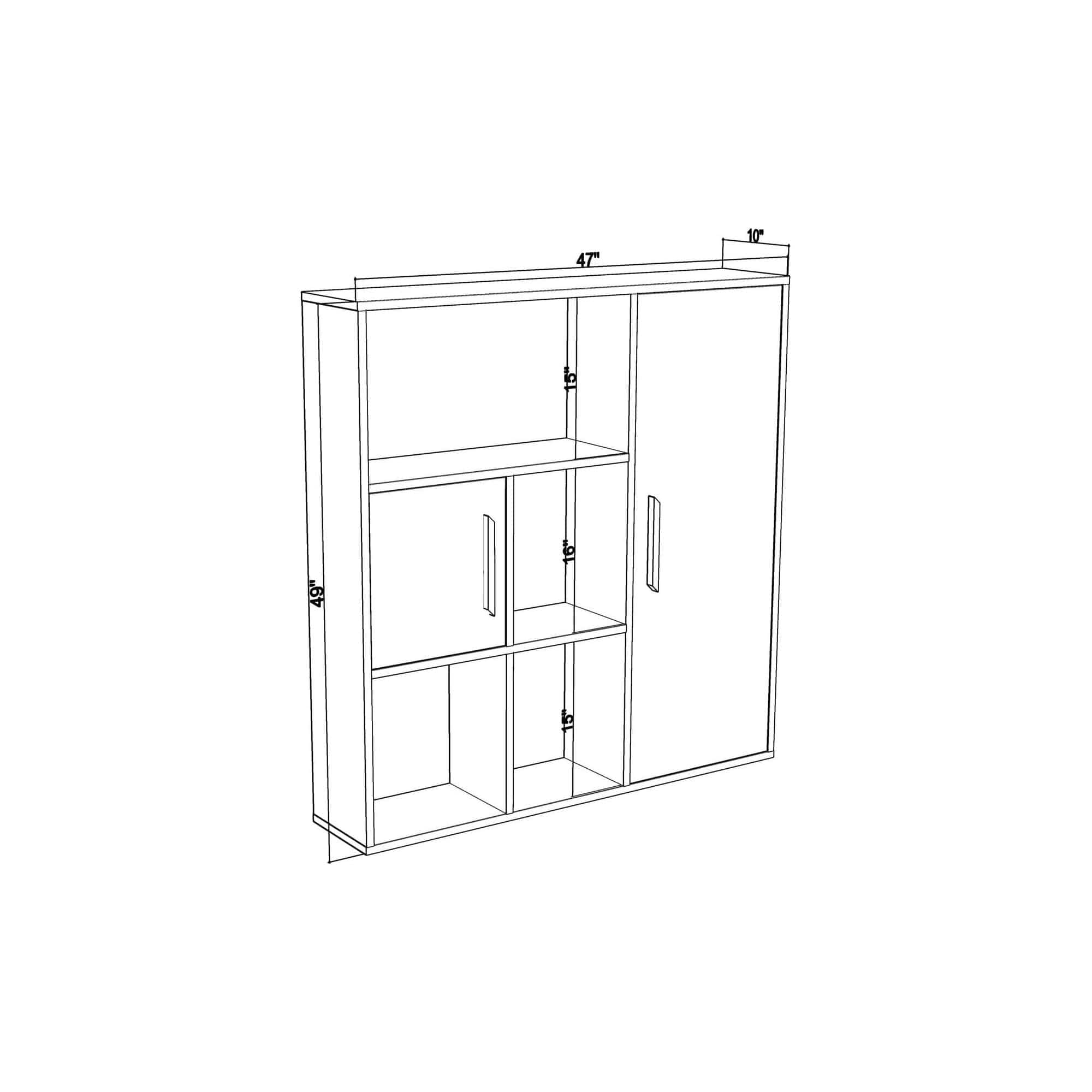 Biblioteca AMSTERDAM OCN-34663, alb/gri antracit