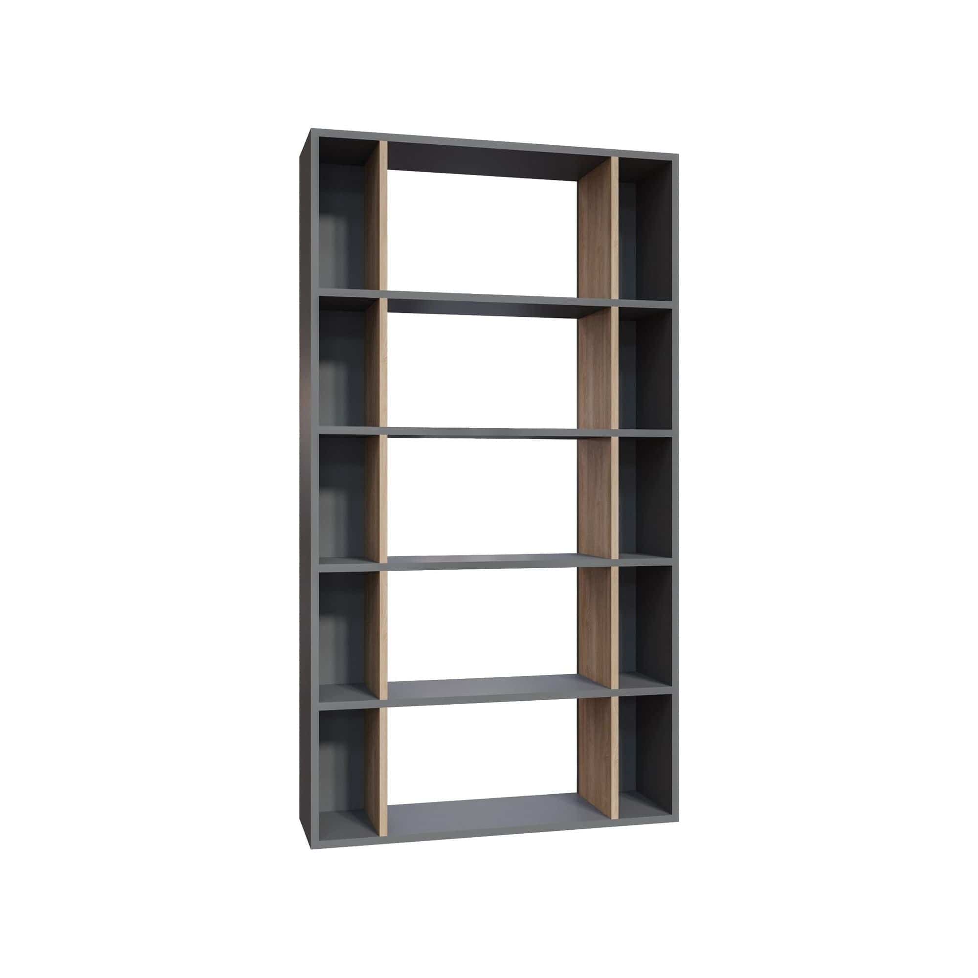 Biblioteca AMSTERDAM OCN-34675, gri/stejar