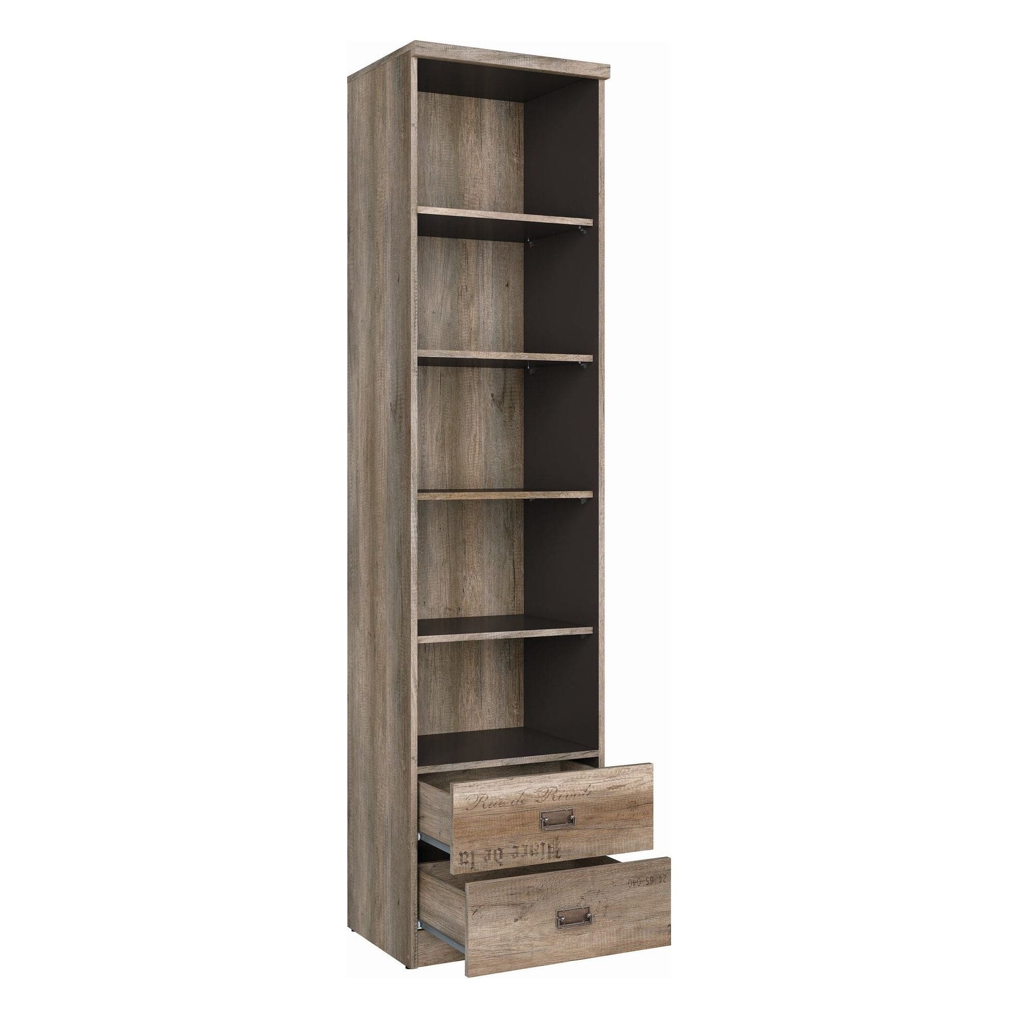 Biblioteca BERGEN OCN-30008, stejar inchis