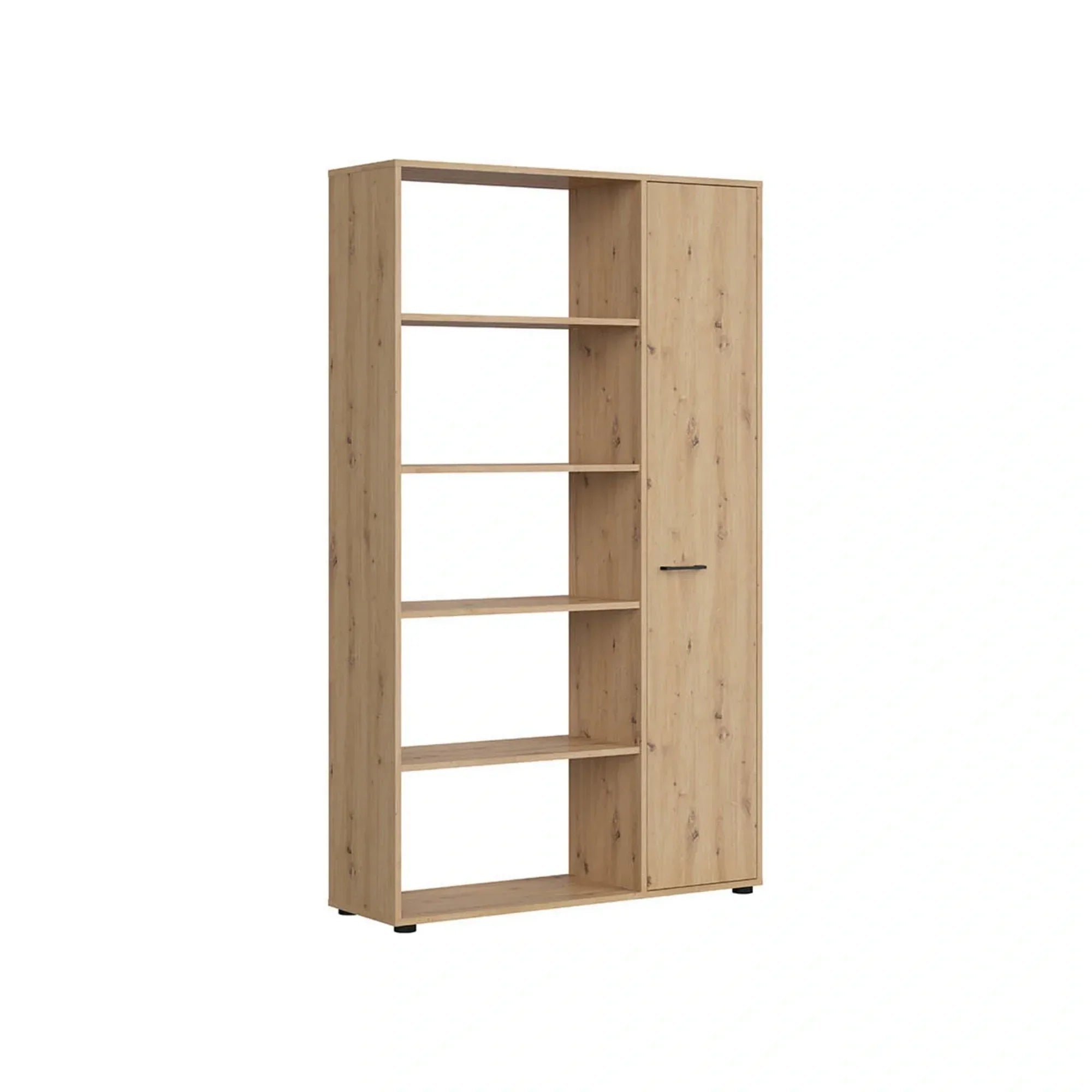 Biblioteca BERGEN OCN-30017, stejar artisan