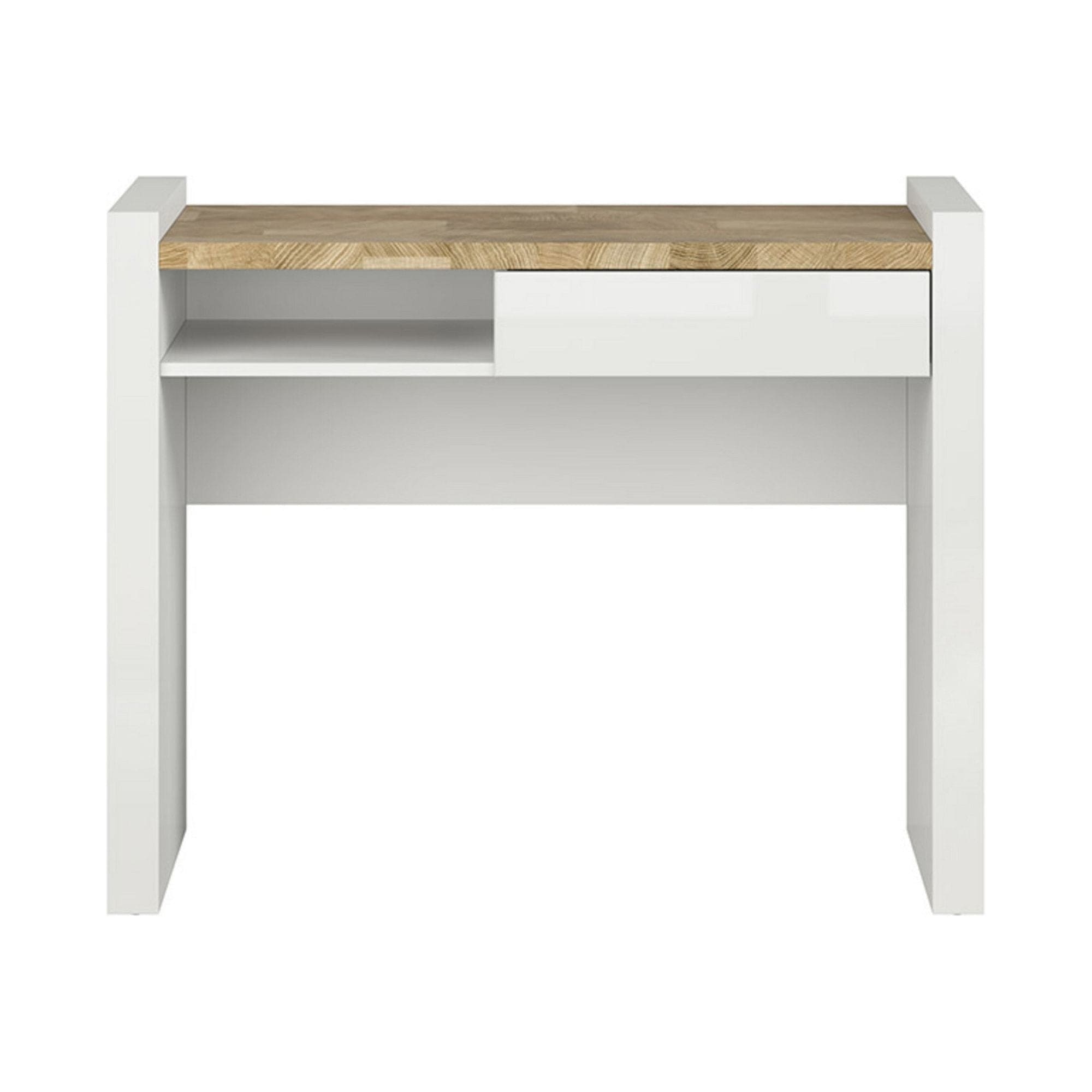 Birou BERGEN OCN-29920, alb/stejar