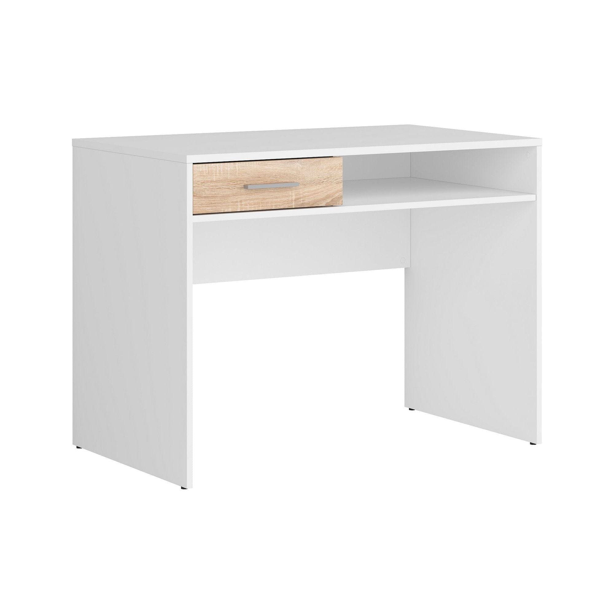 Birou BERGEN OCN-29932, alb/stejar sonoma